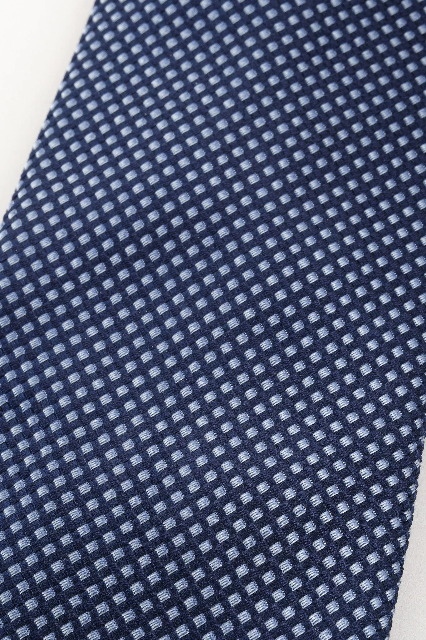 Giorgio Armani Miscellaneous Giorgio Armani Blue Two-Tone Jacquard Micro-Pattern Silk Tie