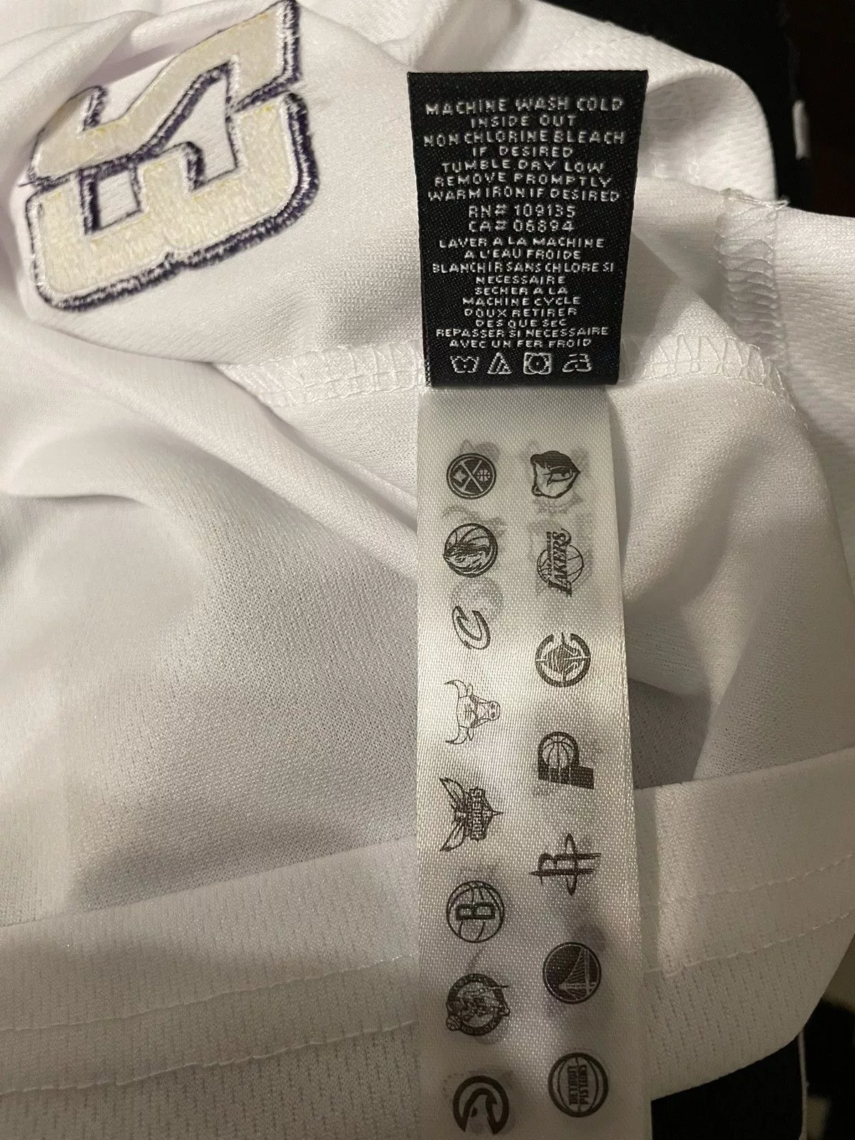 NBA Jerseys NBA 🔥 Labron James Lakers jersey White