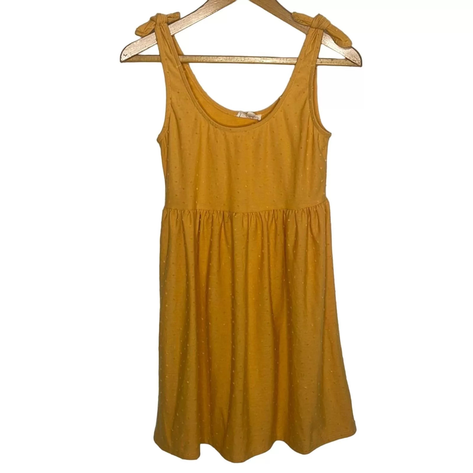 Other Midi Dresses Other See You Monday Textured Dress Yellow