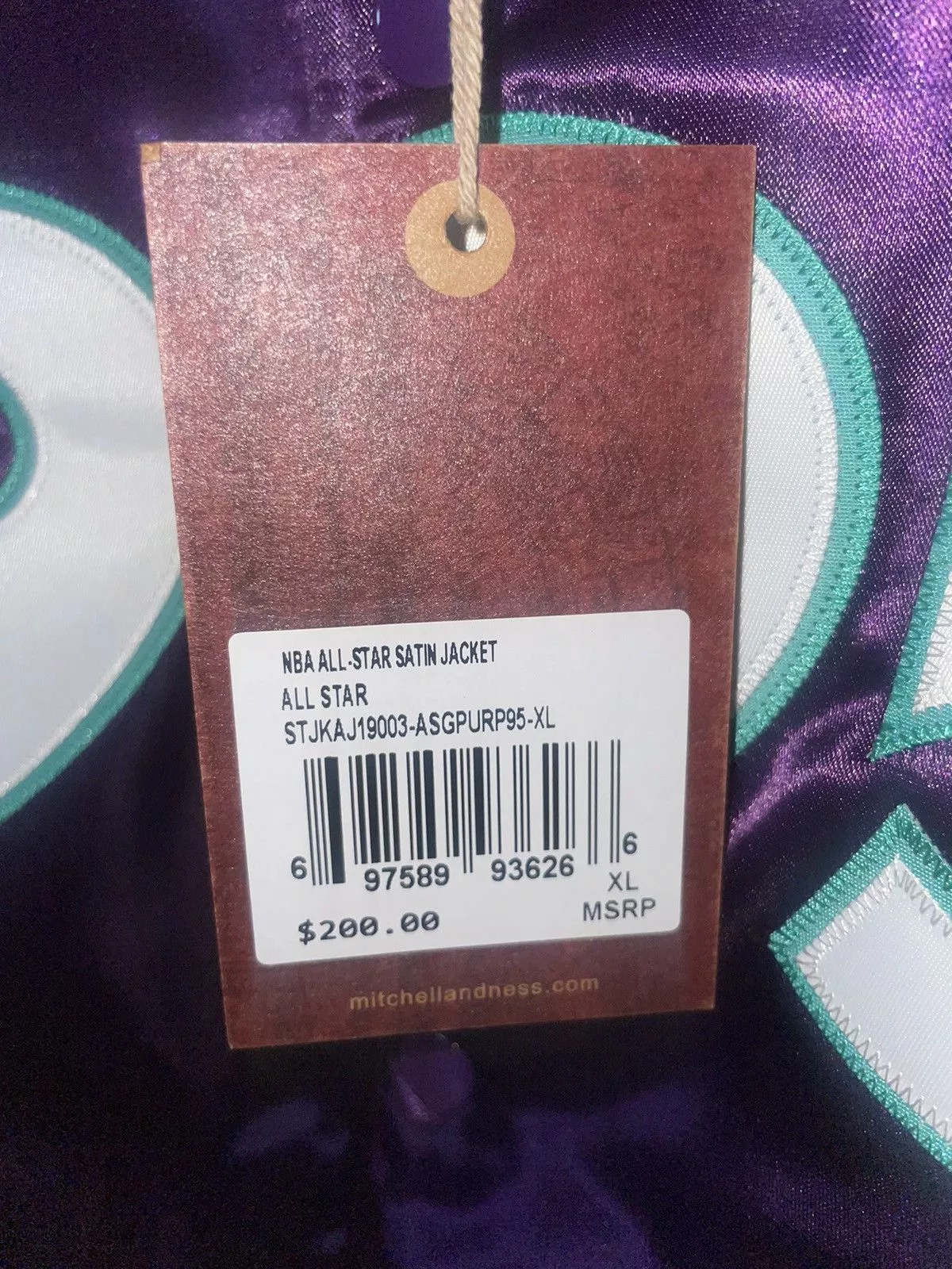 Mitchell & Ness Light Jackets Mitchell & Ness 1995 All Star jacket Purple