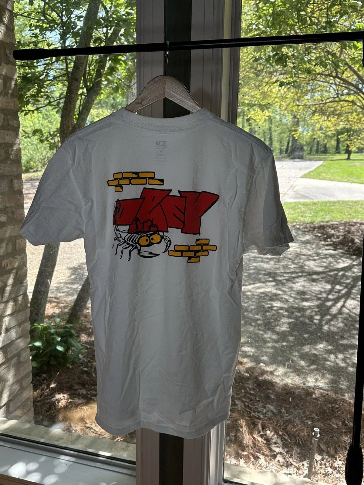 Obey Short Sleeve T Shirts Obey Scorpion Tee White M
