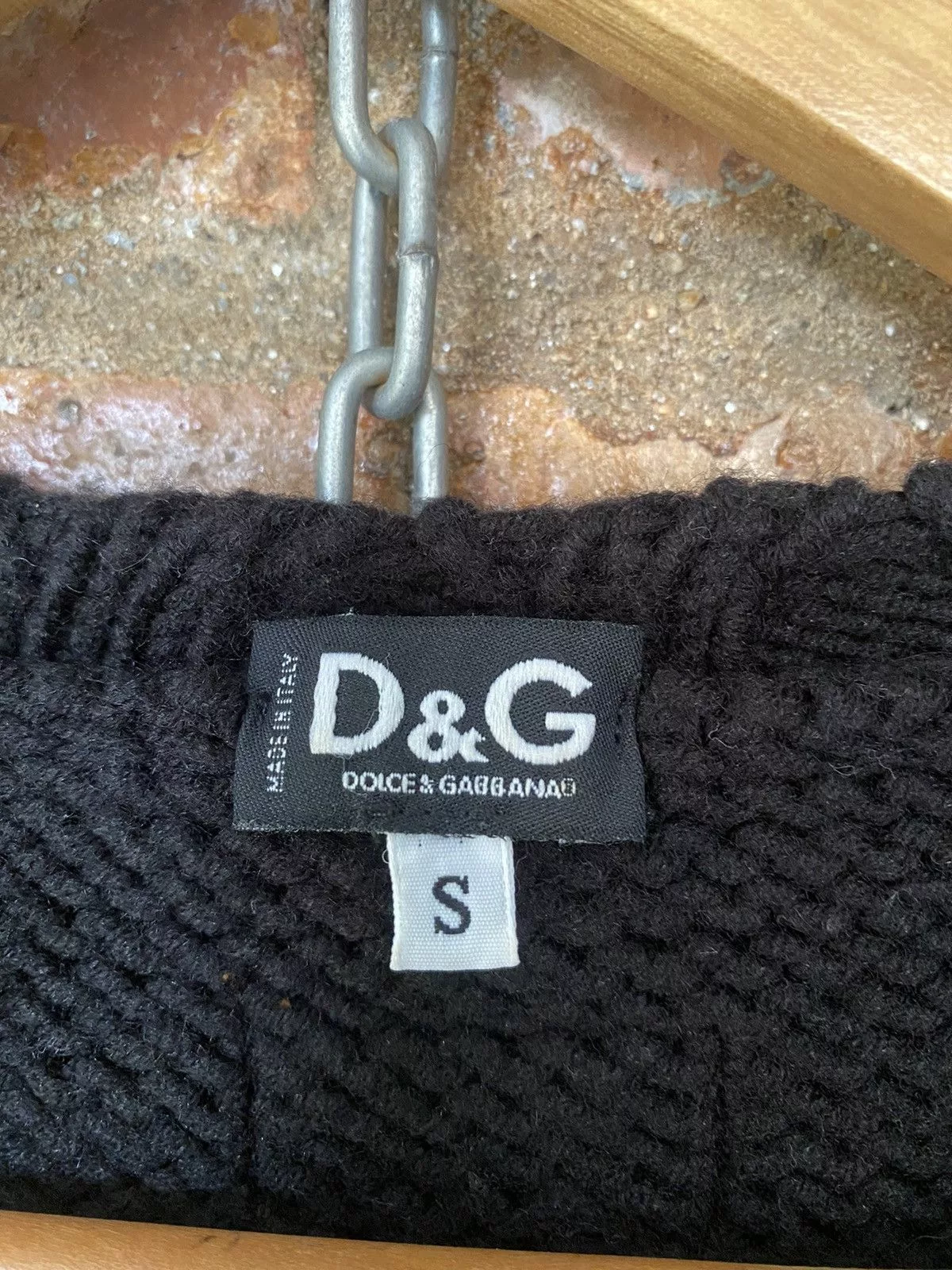 Dolce & Gabbana Sweaters Vintage Dolce & Gabbana crop knit Black