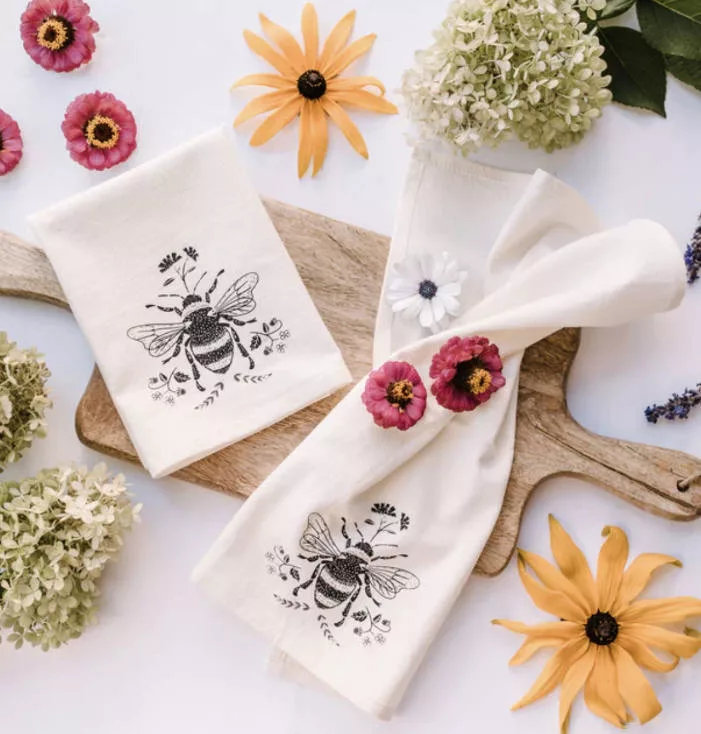 Bee Napkin 2/set