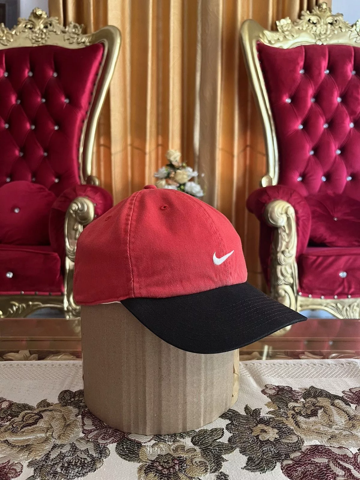 Nike Hats Nike × Vintage 90’s Nike Center Logo Hat Multi
