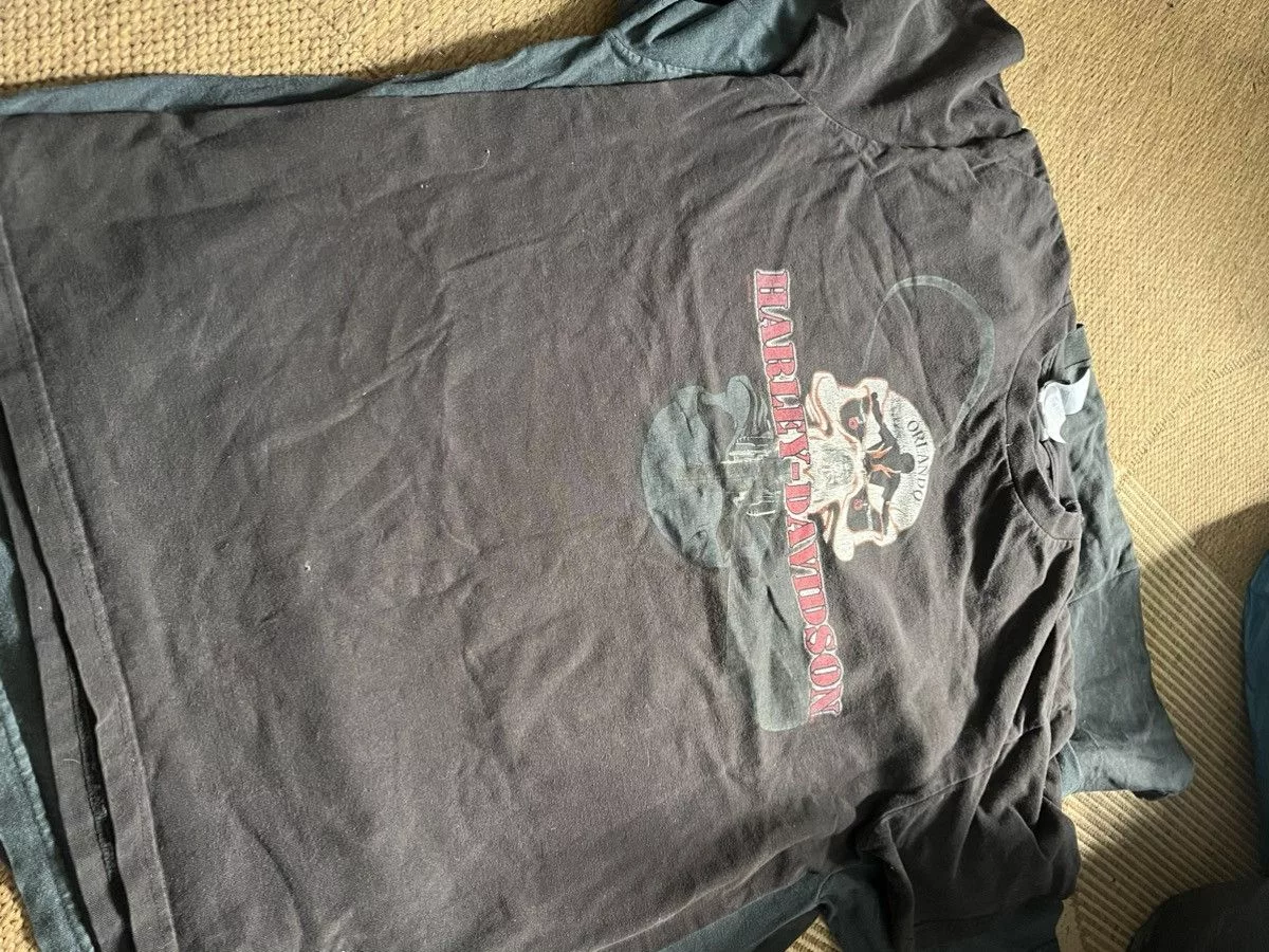 Harley Davidson Short Sleeve T Shirts x5 T-Shirt Harley Davidson Black