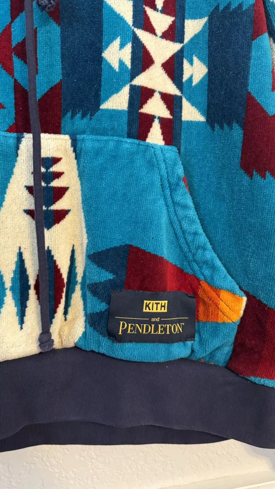 Kith Sweatshirts Hoodies Kith × Pendleton RARE Kith x Pendleton Sweatshirt Blue
