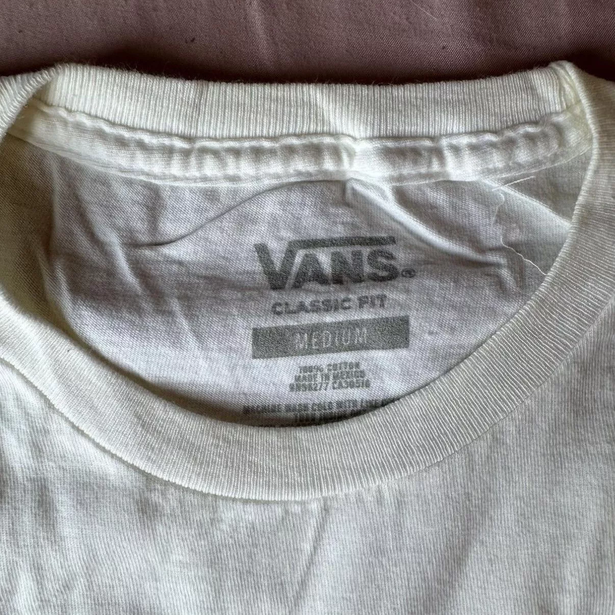 Vans Short Sleeve T Shirts Vans off the wall t shirt White