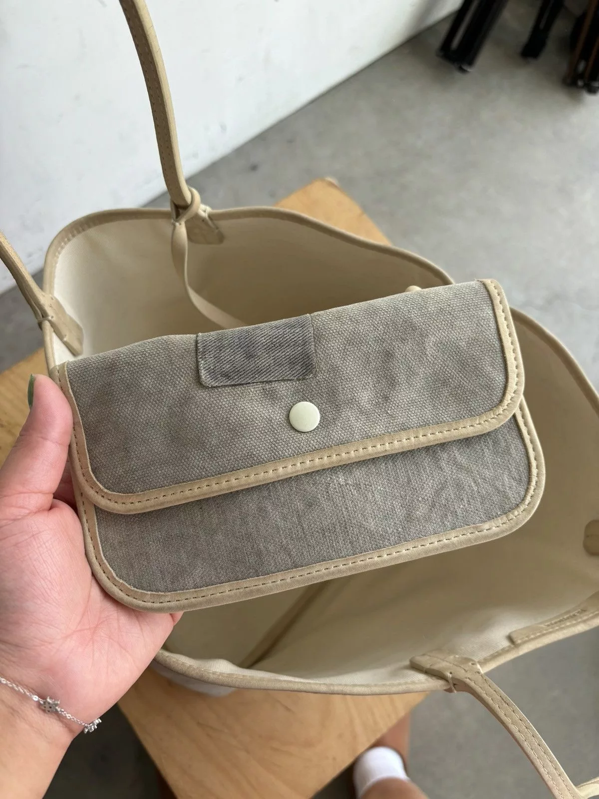 READYMADE Tote Bags Readymade Tote Gray