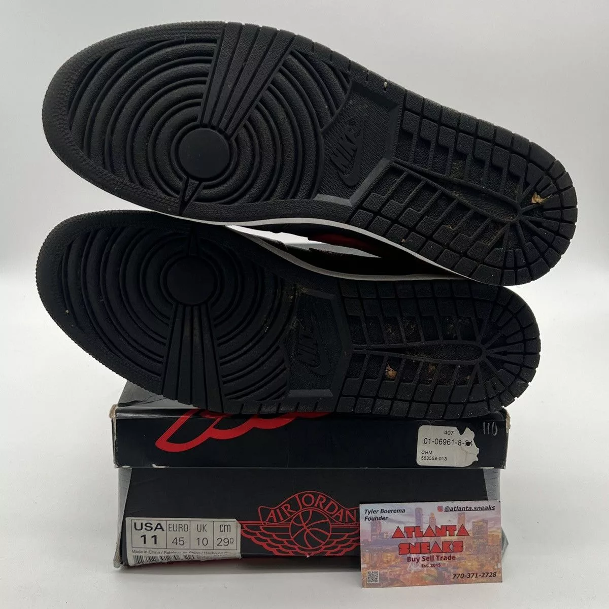 Nike Low Top Sneakers Nike Air Jordan 1 low bred Black