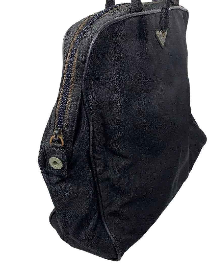 Prada Shoulder Bags Prada Tessuto Nero Nylon Hand Bag Black