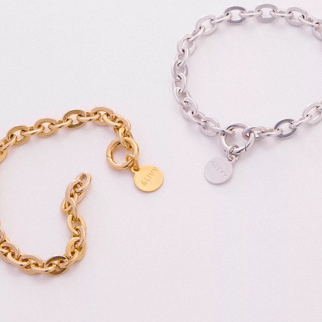 Classic Rolo Intention Chain Bracelet