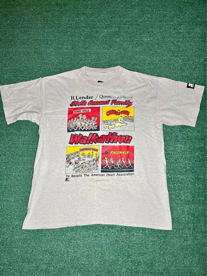 Starter Short Sleeve T Shirts Starter vintage Walkathon T-shirt Size XL Multi