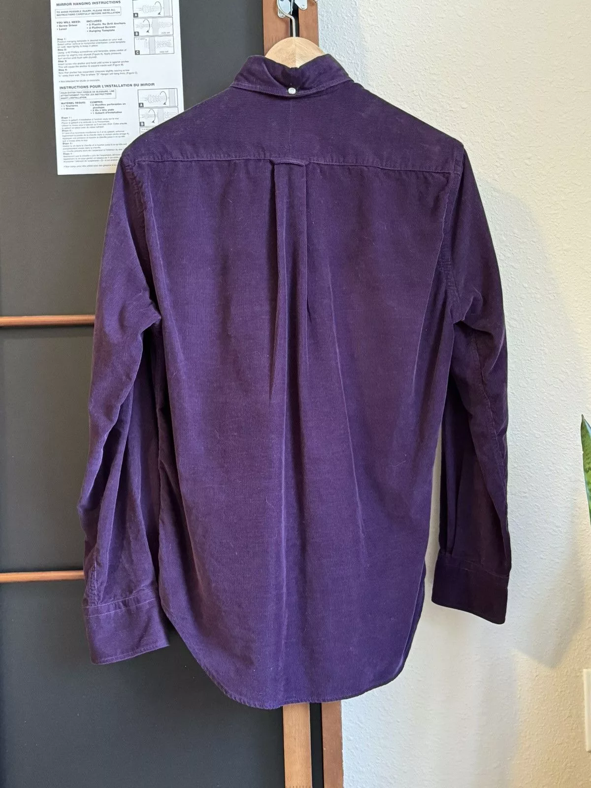 Gitman Bros. Vintage Shirts Button Ups Gitman Bros. Vintage Button Down Shirt - Purple Corduroy