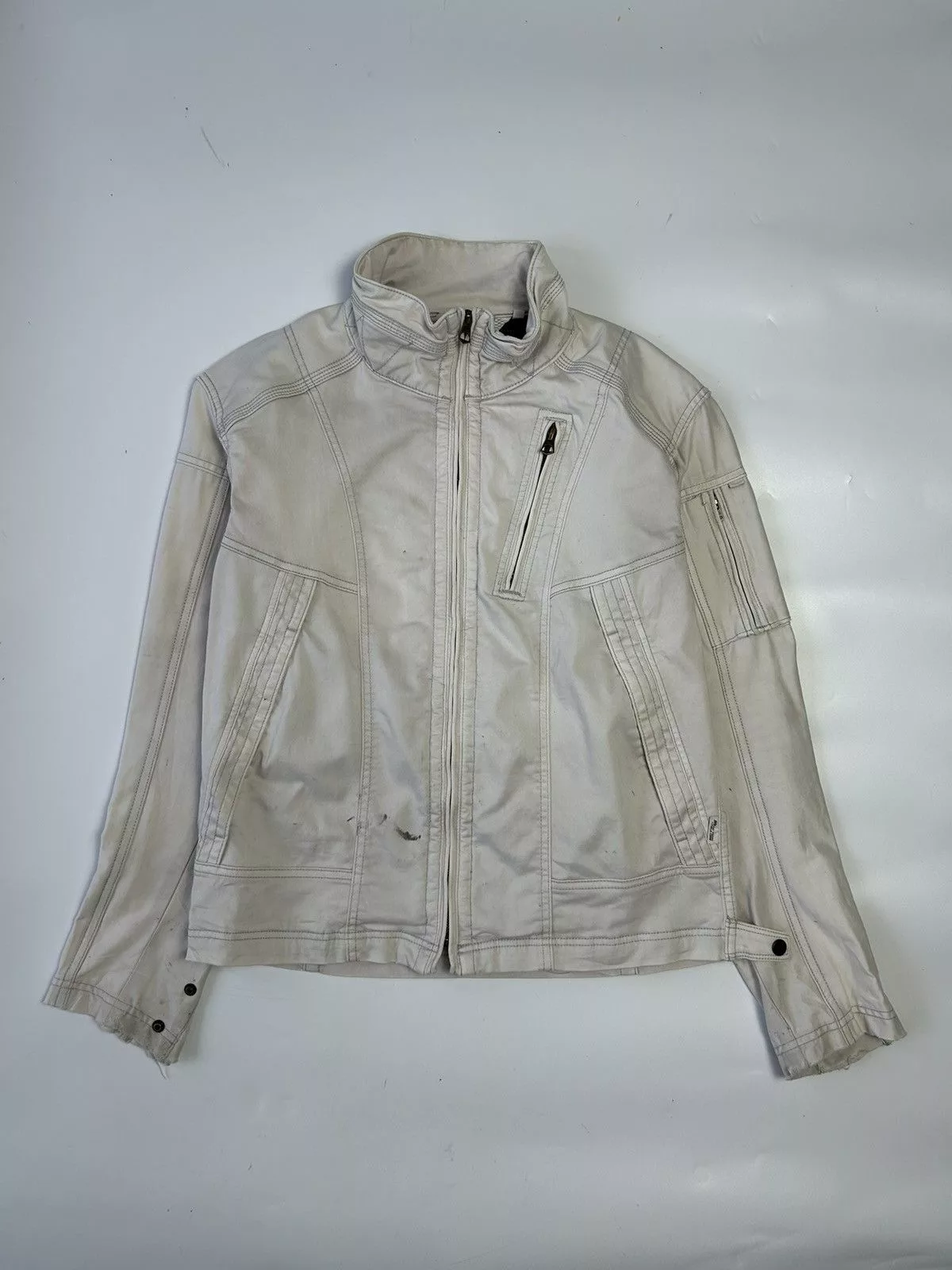 Japanese Brand Light Jackets Japanese Brand NEXT WORKERZ X FIELD CORE LIGHT JACKET White Vintage