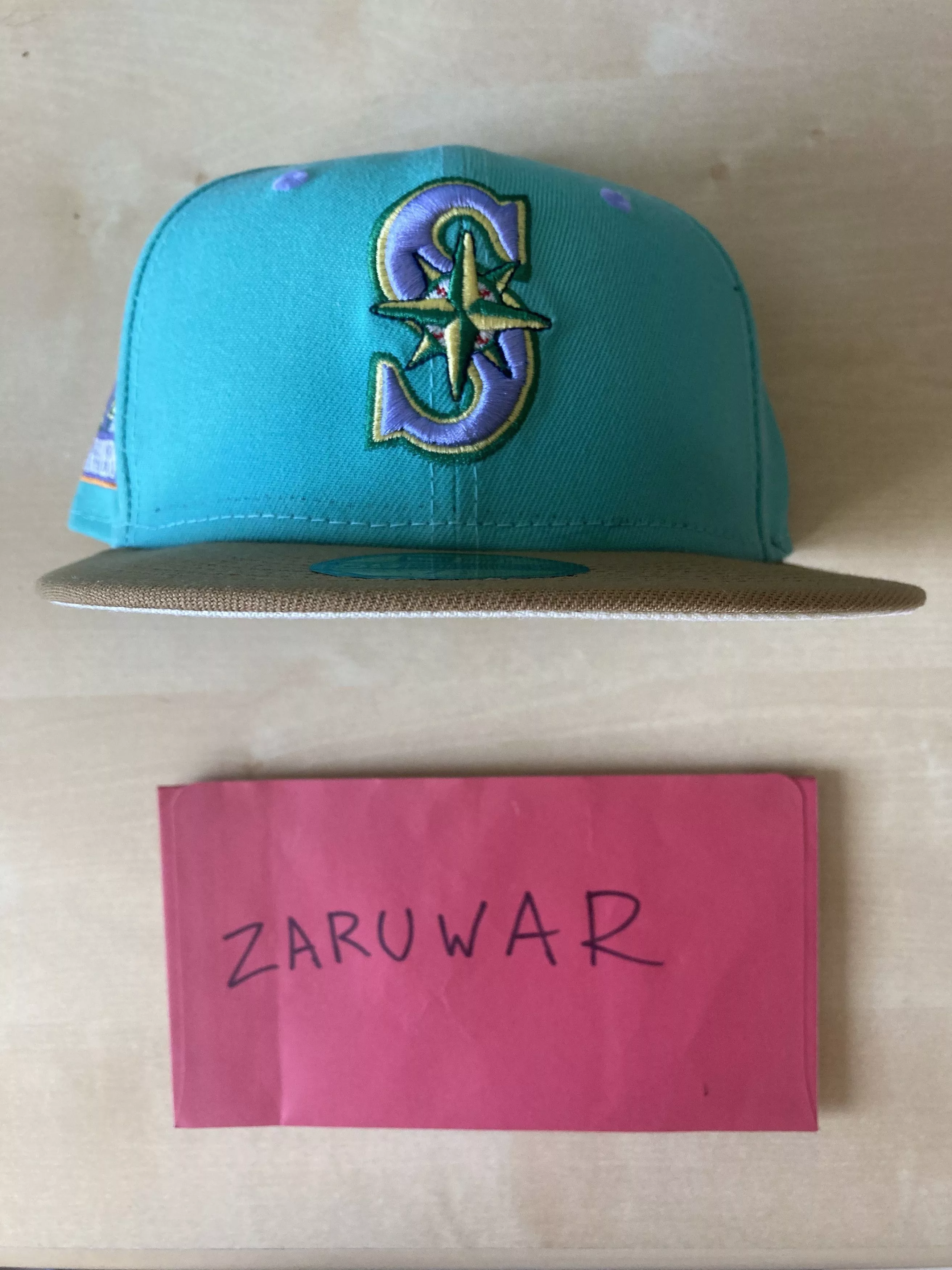 New Era Hats New Era Seattle Mariners "Squidward" Fitted 4ucaps Blue
