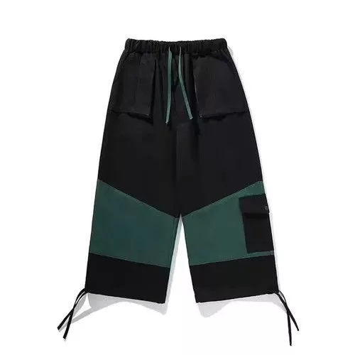 Other Casual Pants Other 20SS Simple Blue Japan Black Patchwork Worker Pants