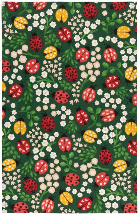Printed Ladybugs Towel