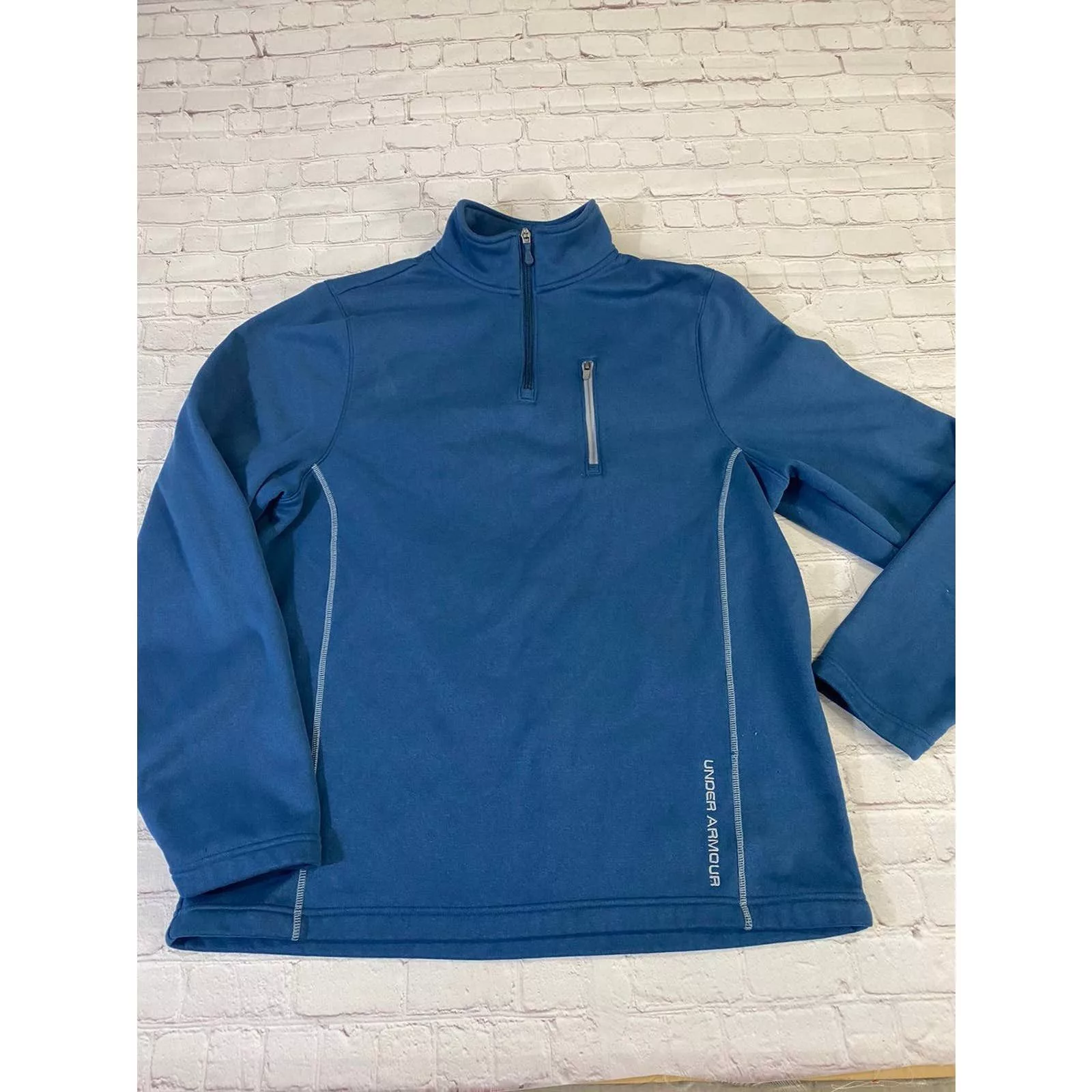 Under Armour Long Sleeve T Shirts Under armour Pullover Blue