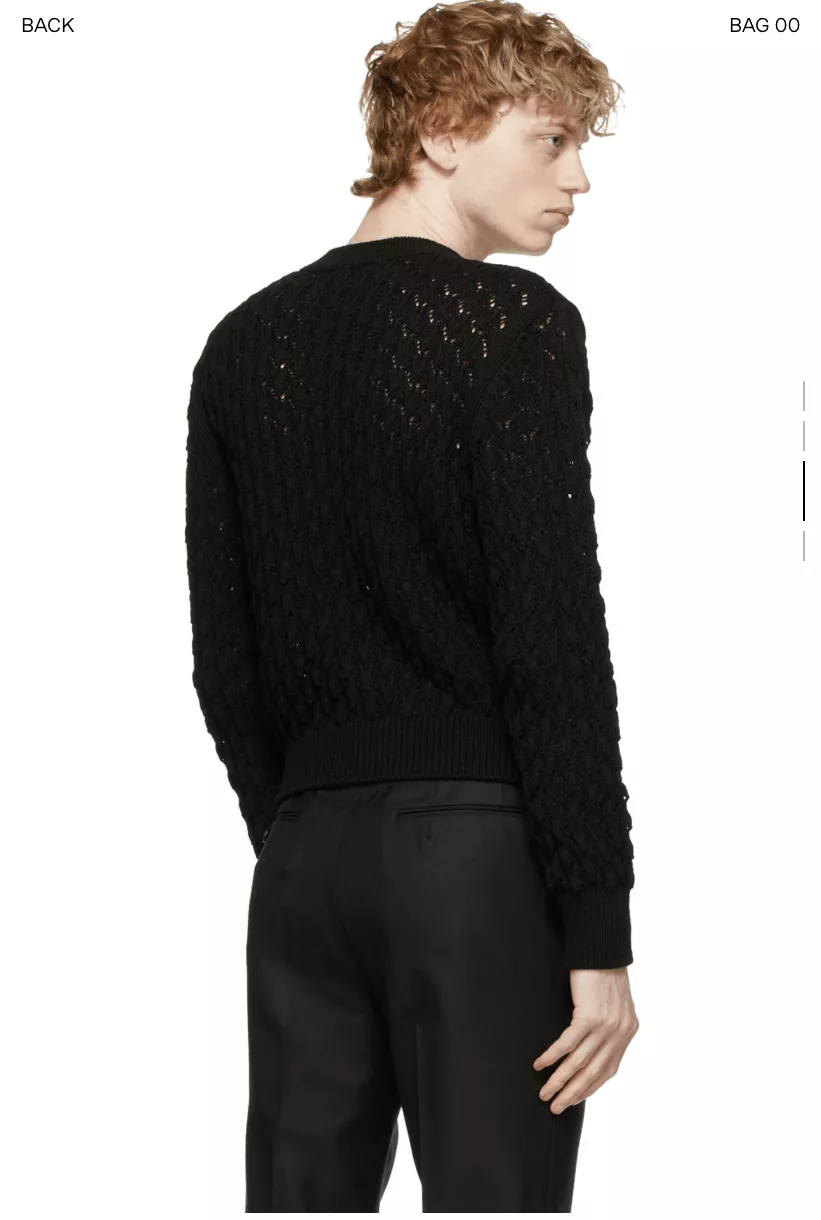 JOHN LAWRENCE SULLIVAN Sweaters Knitwear John Lawrence Sullivan black cable knit sz L