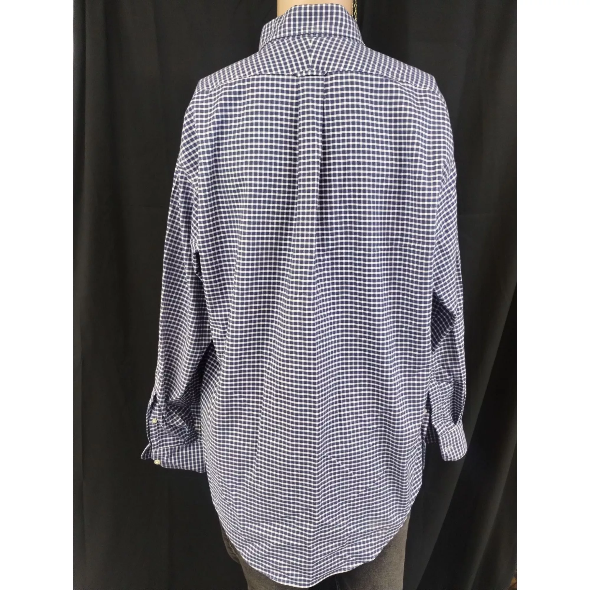 Other Shirts Button Ups Other Lands' End Men's Blue/White Shirt/Button up/Long sleeve 16.5 Multi