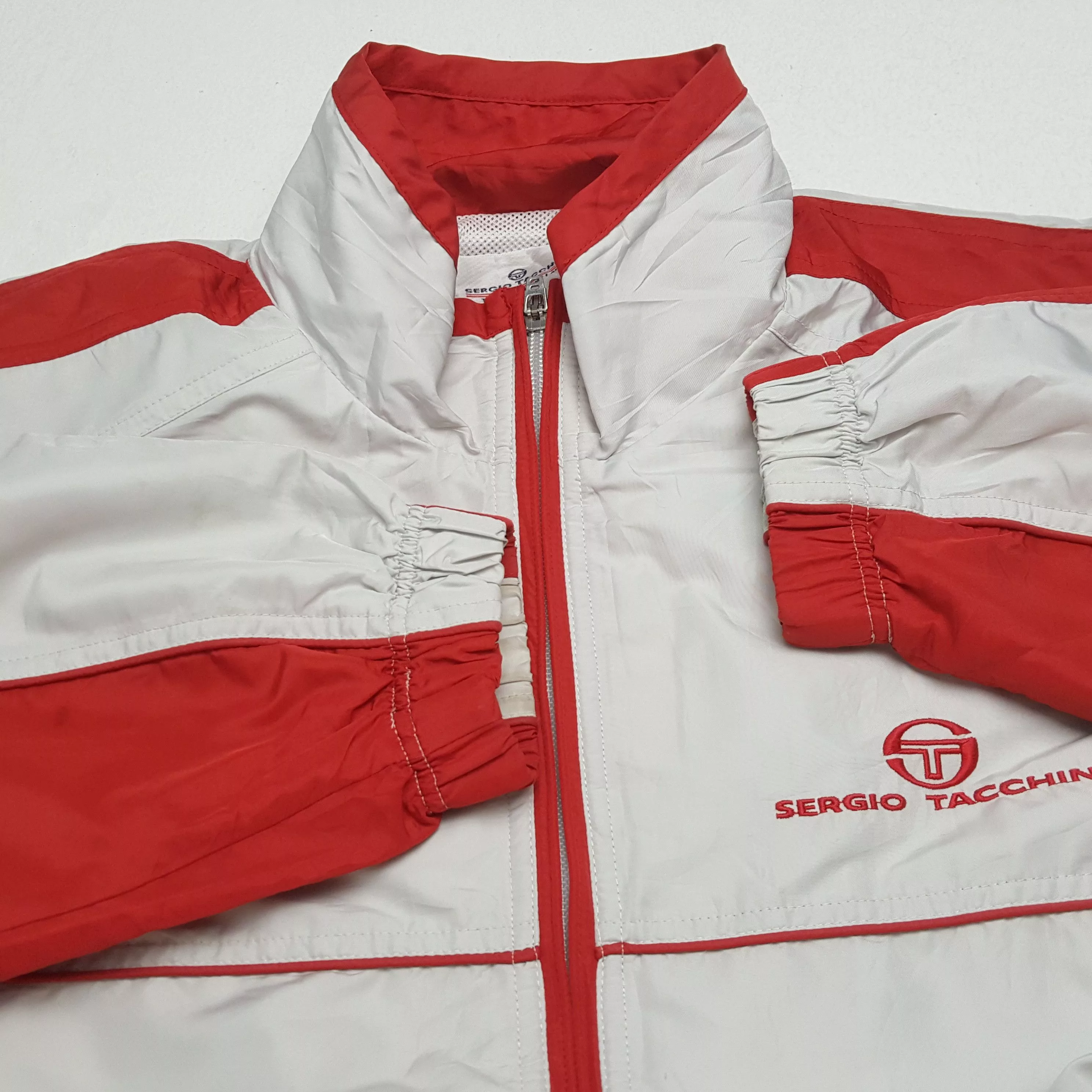 Sergio Tacchini Light Jackets Sergio Tacchini × Vintage SERGI TACCHINI Small Logo Design Sportswear Jacket Red