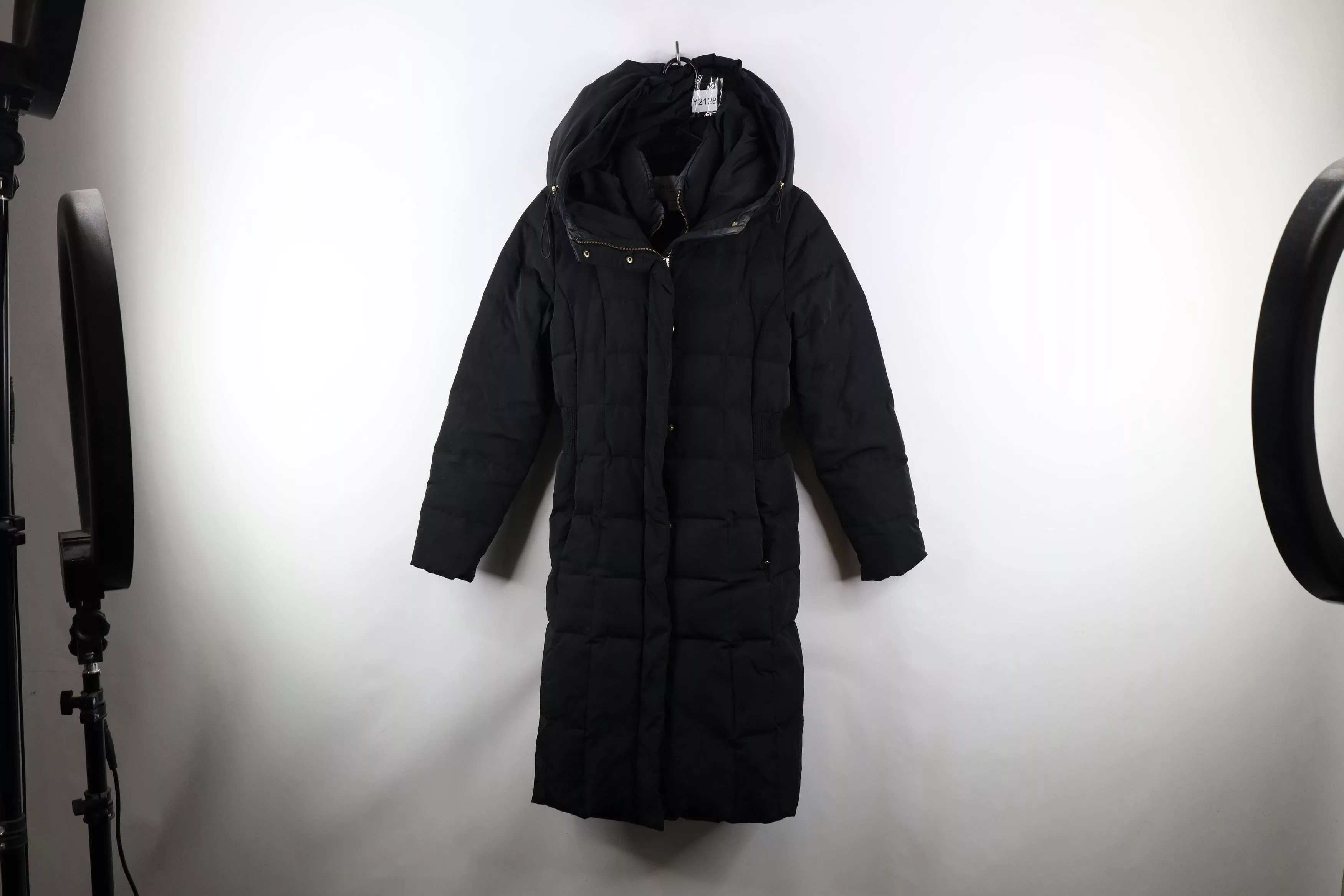 Cole Haan Jackets Cole Haan × Vintage Cole Haan Signature Fill Full Length Hooded Puffer Jacket Black