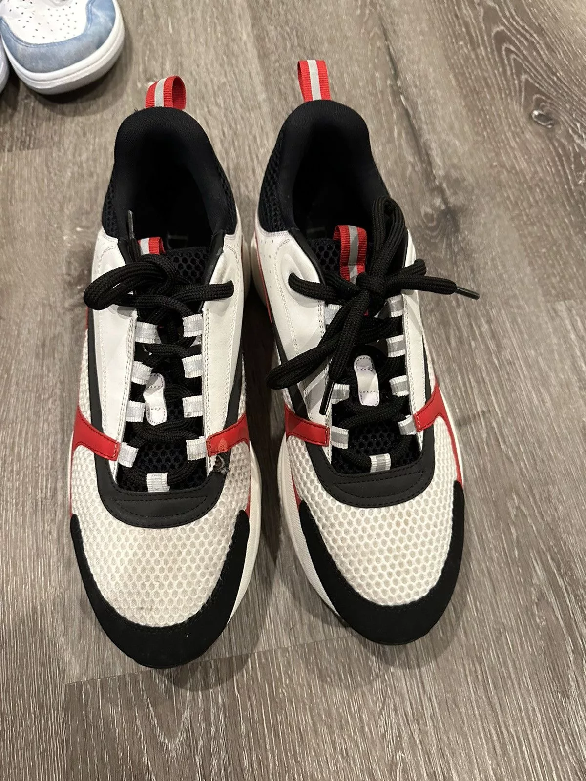 Dior Low Top Sneakers Dior Runners B22 White/Red
