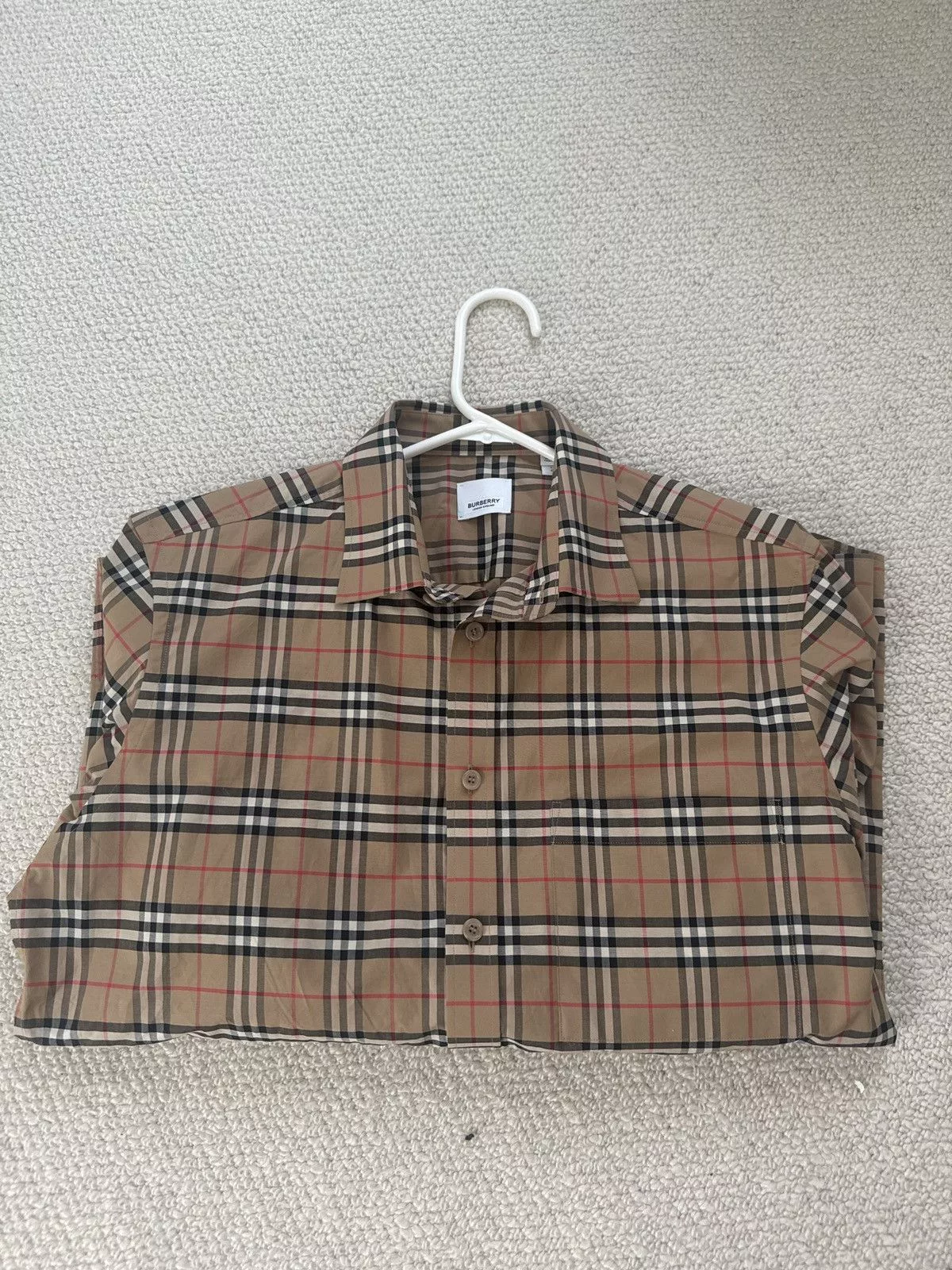 Burberry Shirts Button Ups Burberry Button Down Beige