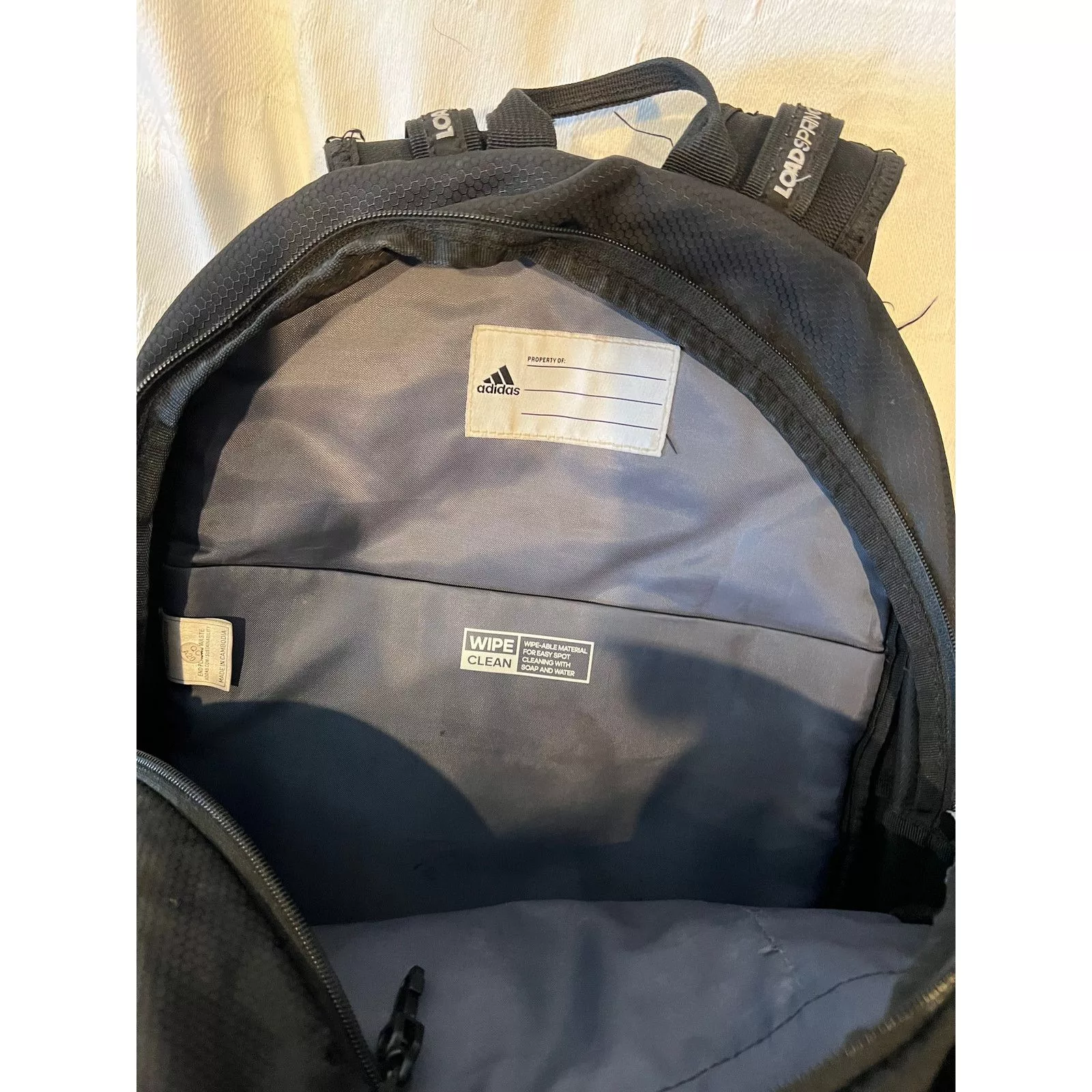 Adidas Bags Luggage Adidas Black 2 section Computer Backpack