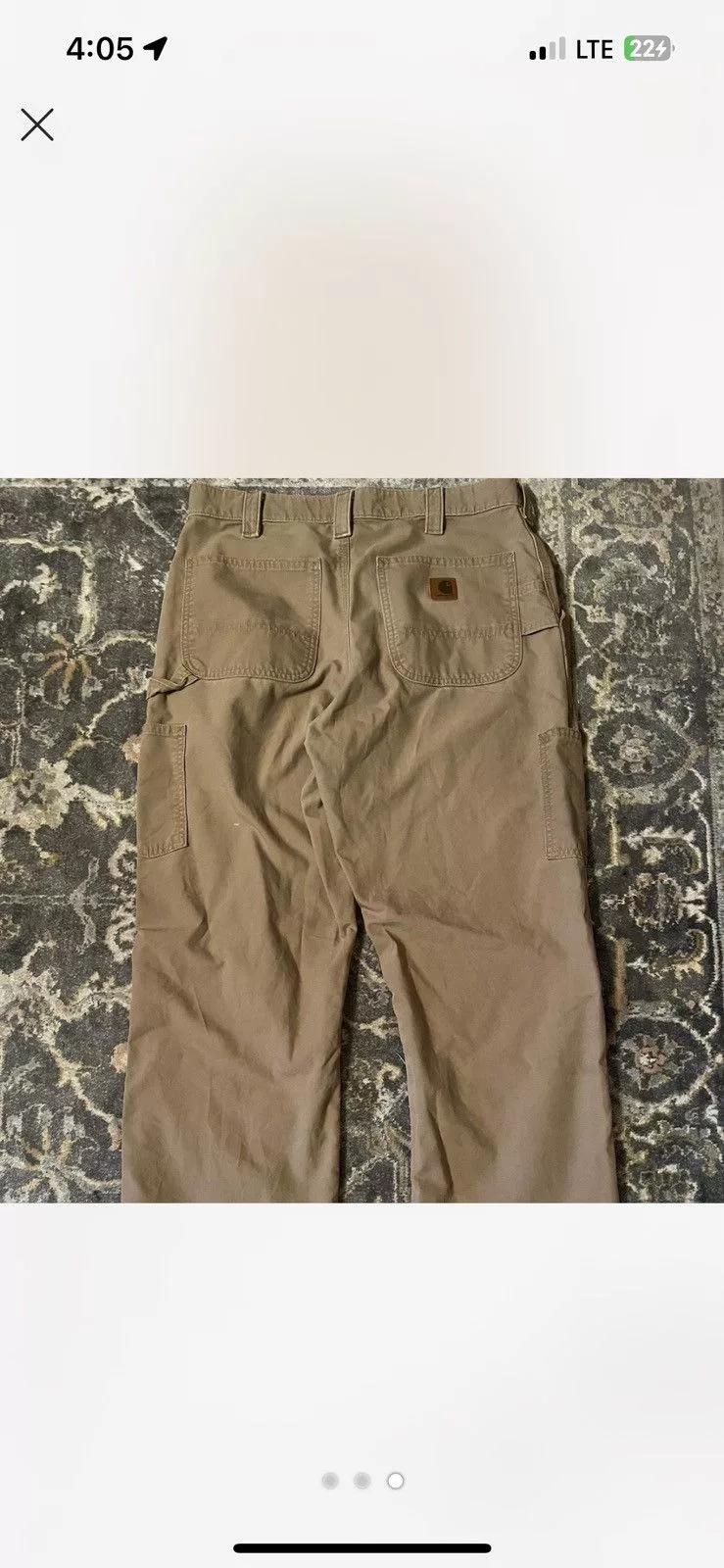 Carhartt Casual Pants Vintage carhartt pants Beige