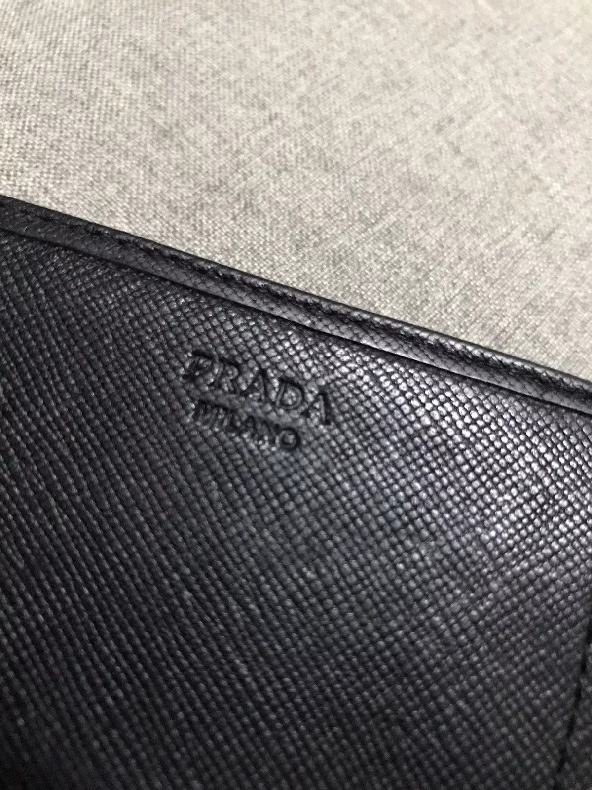 Prada Wallets Prada × Vintage PRADA Wallet Black Leather