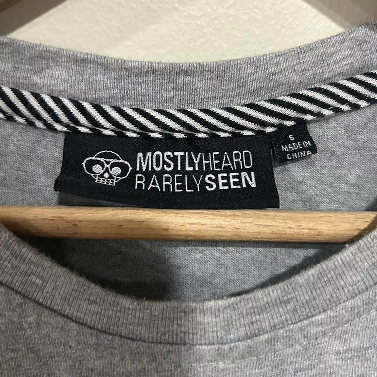 Mostly Heard Rarely Seen Short Sleeve T Shirts Mostly Heard Rarely Seen Converse Shoe Tee Shirt Gray