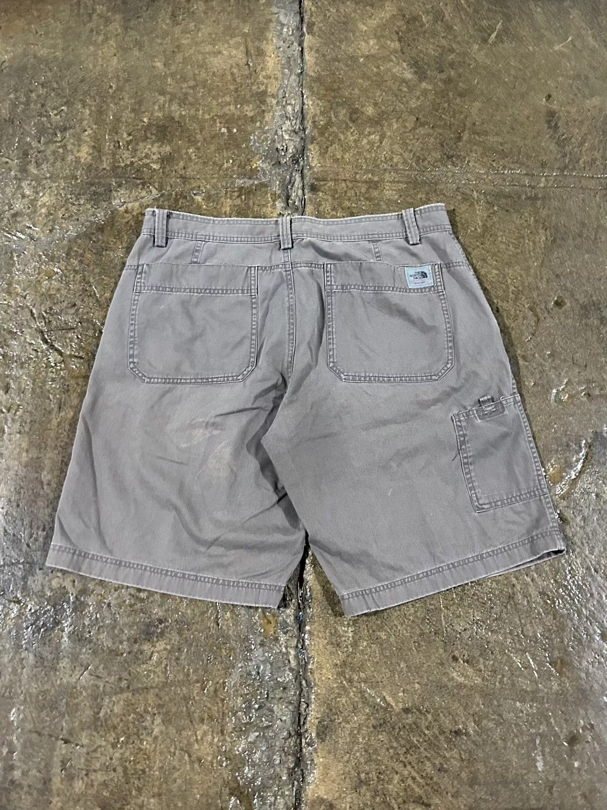The North Face Shorts The North Face × Vintage Crazy The North Face Cargo Carpenter Utility Skater Shorts Gray Streetwear