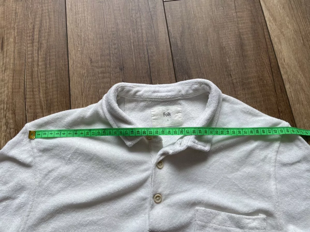 Folk Polos Polo Folk 4 white size L
