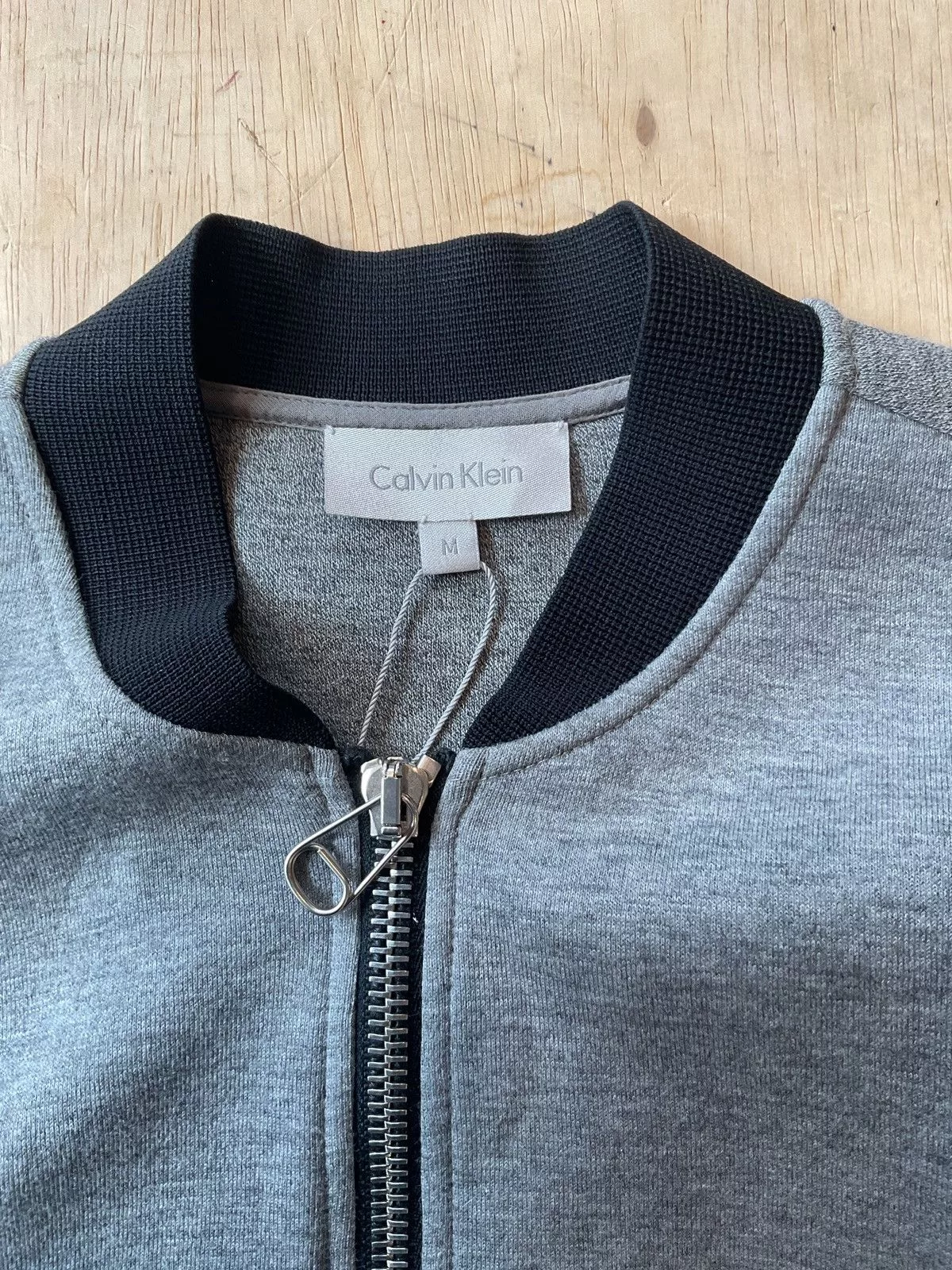 Calvin Klein Bombers Calvin Klein Zip up Bomber/Sweatshirt Size M Gray