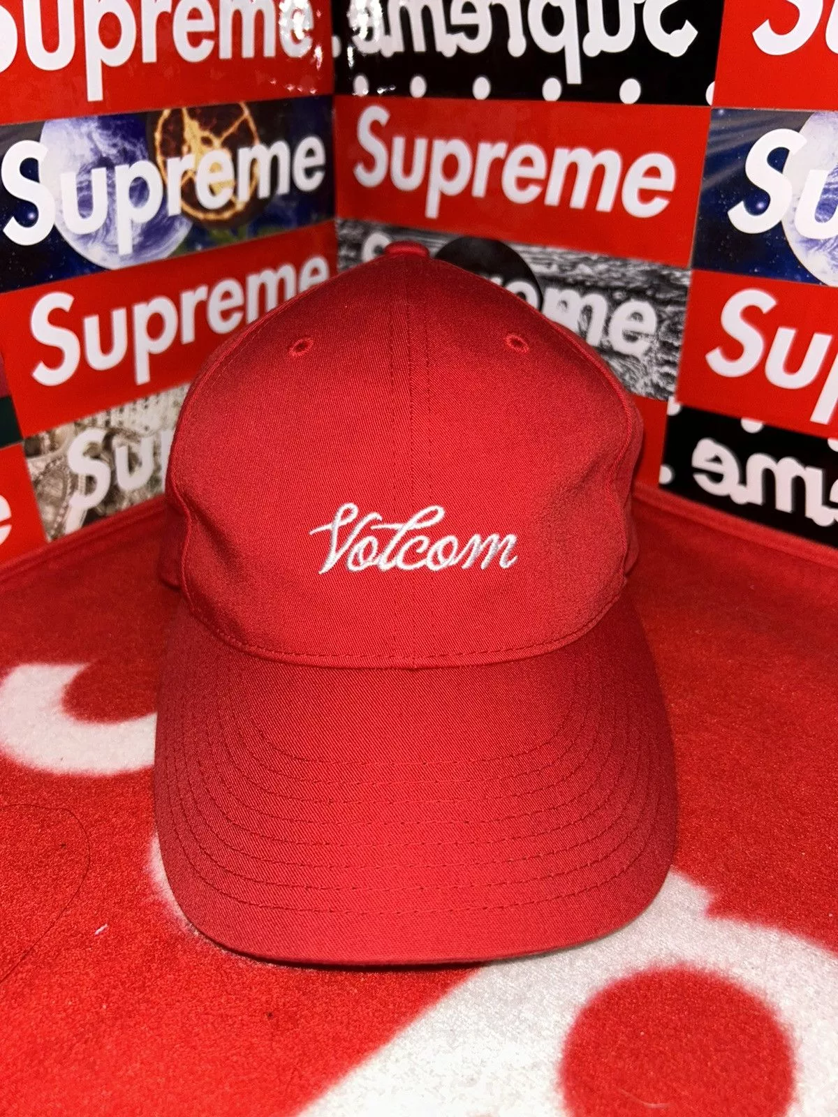Volcom Hats Volcom Red Surf Adjustable Hat Cap