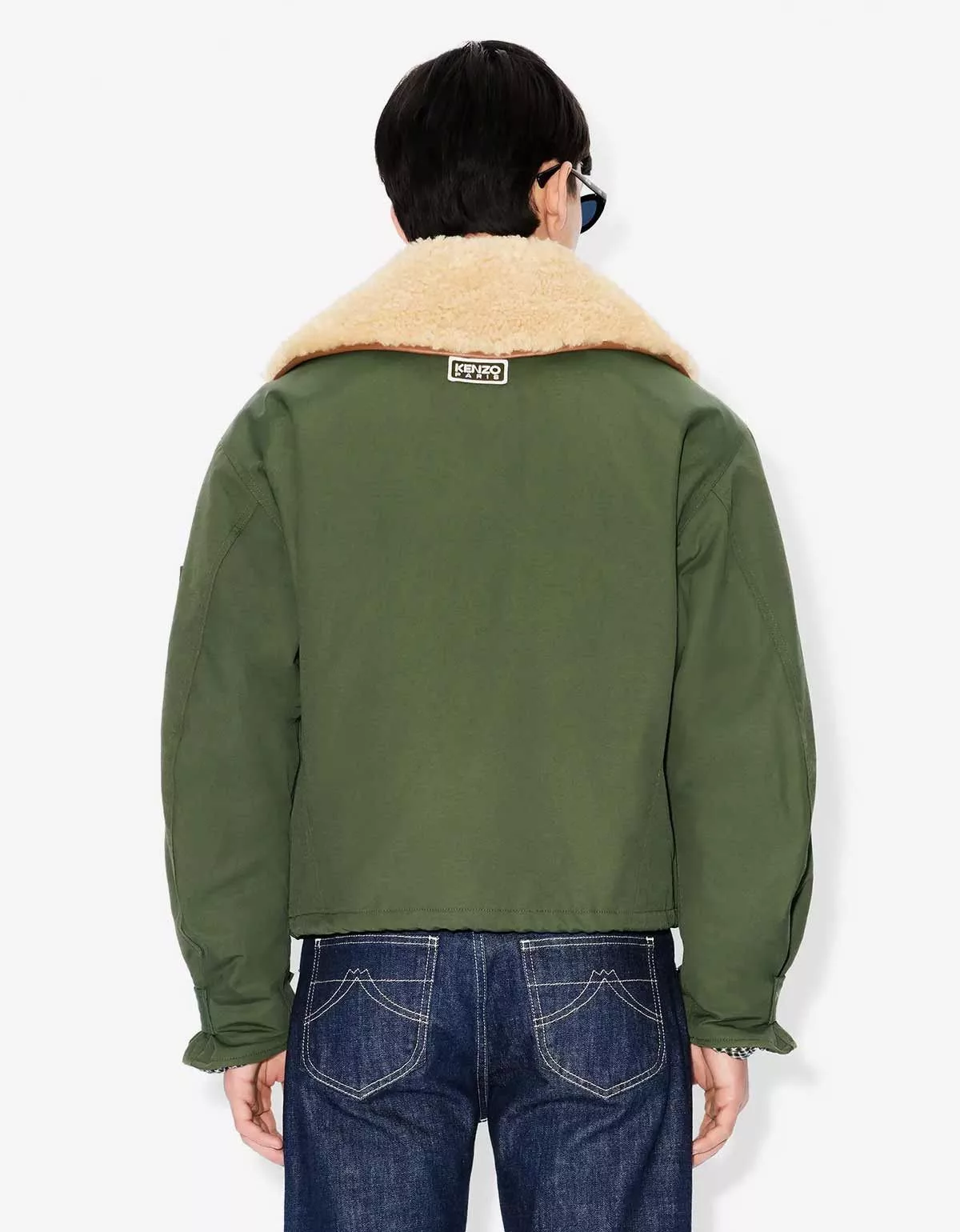 Kenzo Light Jackets Kenzo Green Army Flight Jacket