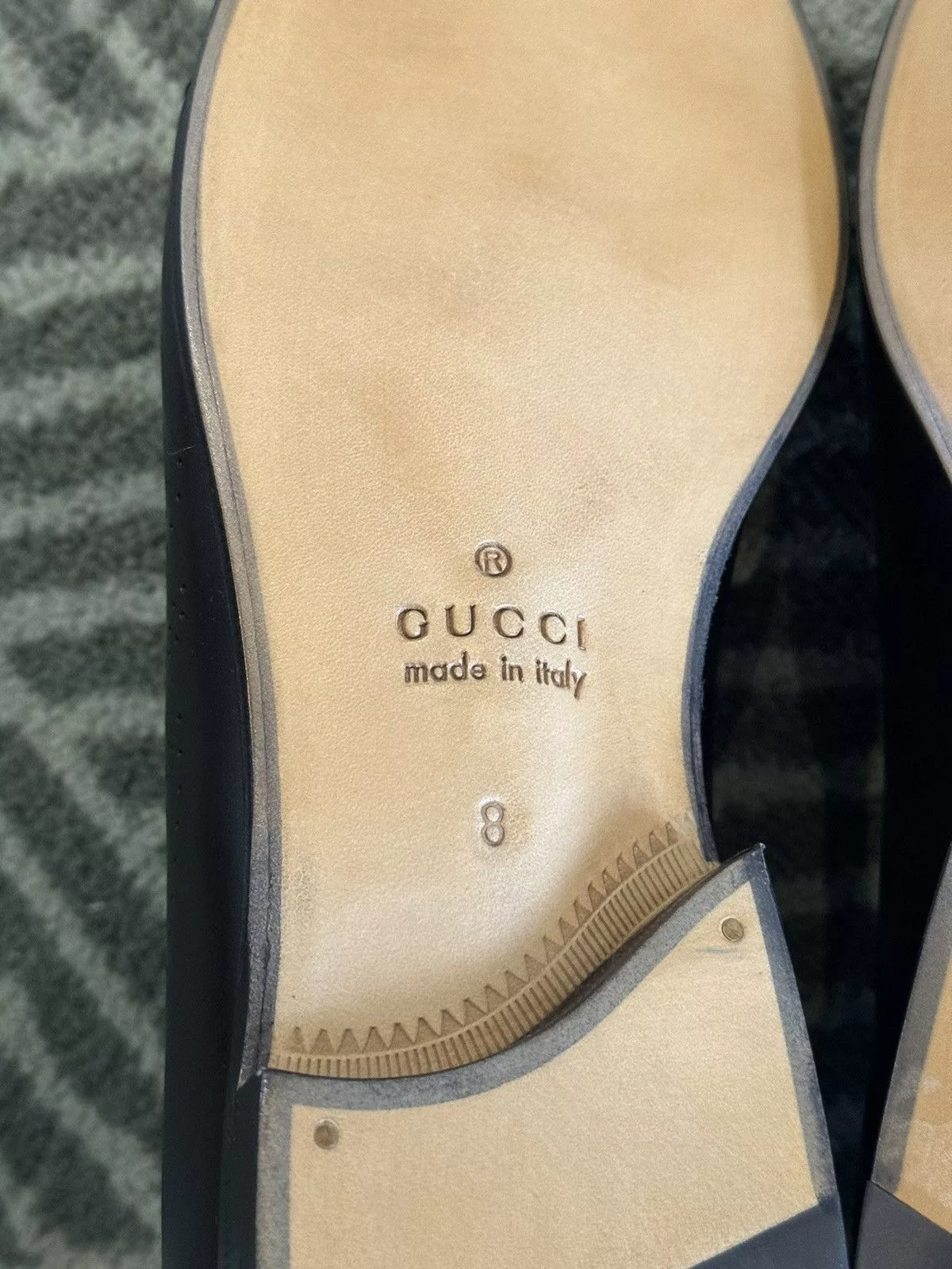 Gucci Boots GUCCI PERFORATED LEATHER JAKARTA BOOTS Black