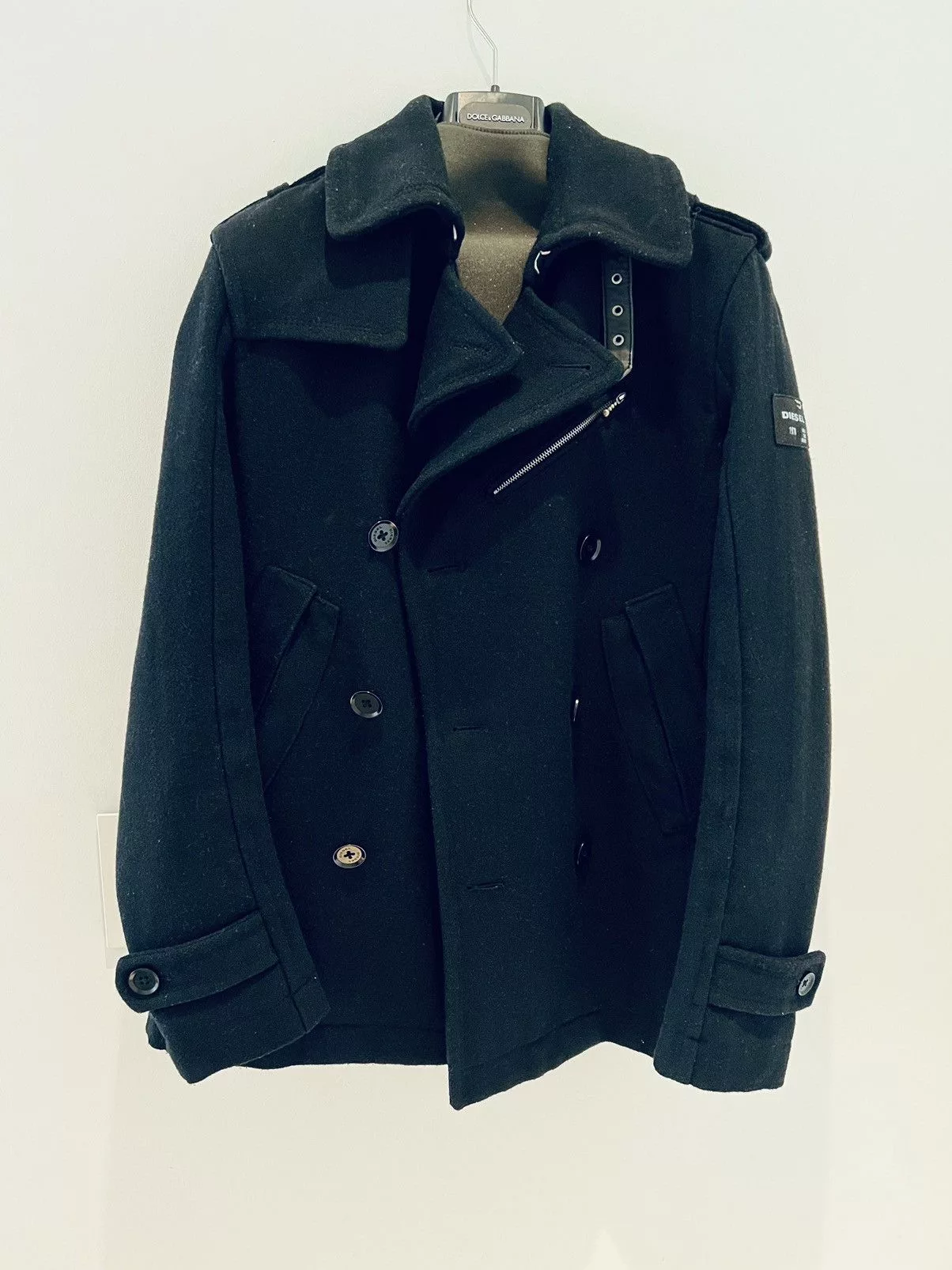 Diesel Heavy Coats Diesel black peacoat