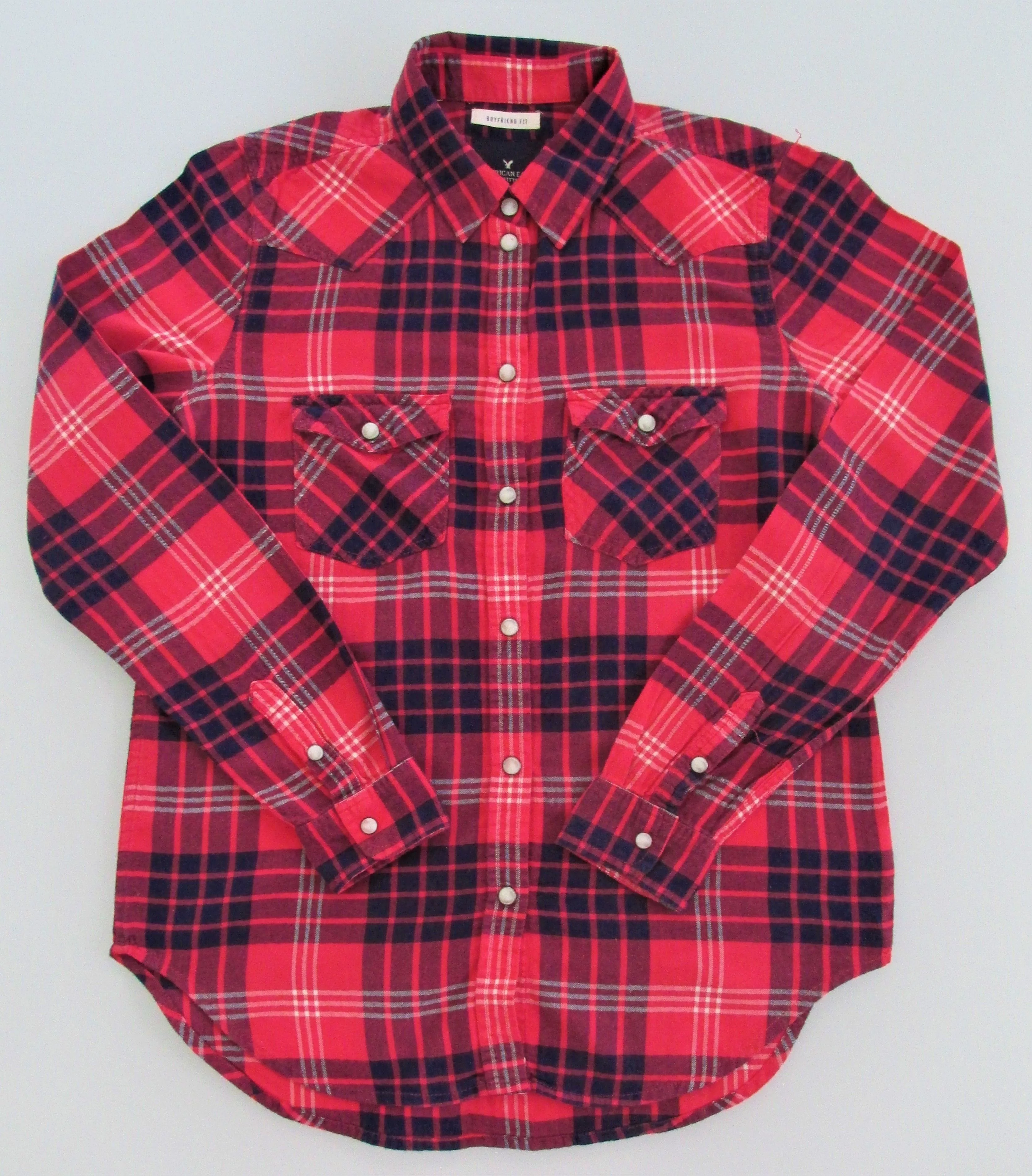 American Eagle Outfitters Button Ups American Eagle Outfitters American Eagle Women's Western Flannel Shirts Size XS Multi