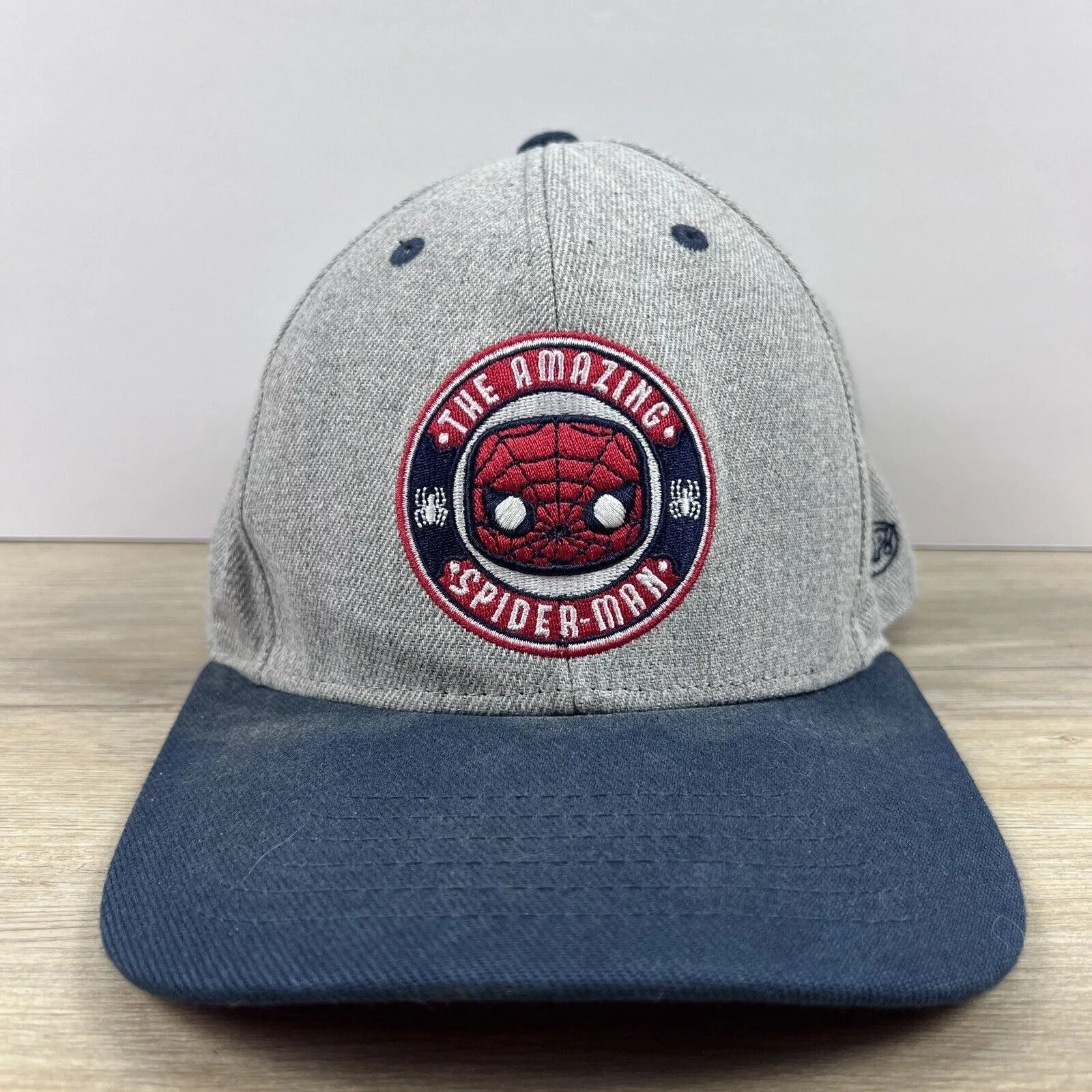 Other Hats Other Spiderman Hat Amazing Spiderman Snapback Hat Gray Adjustable