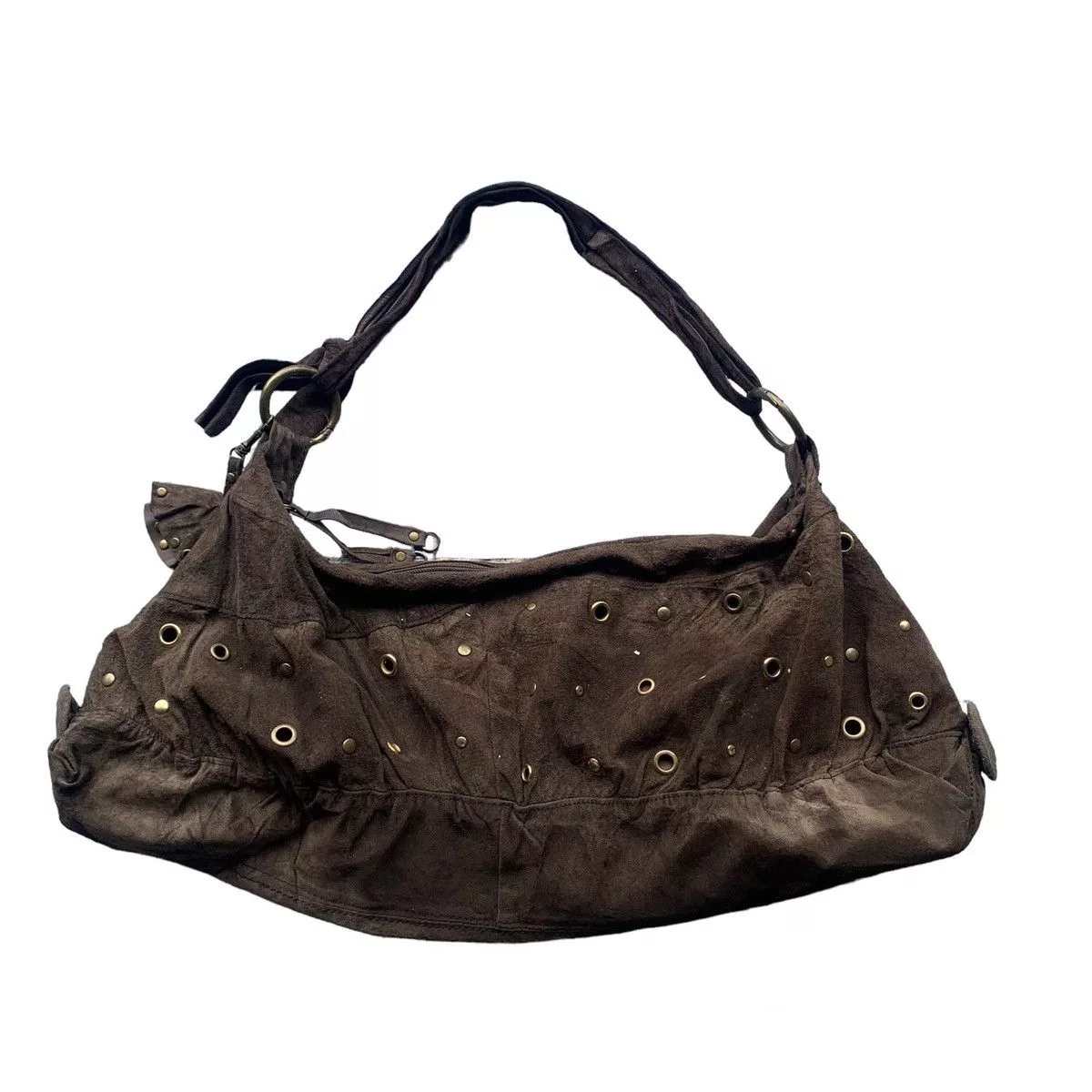 Japanese Brand Shoulder Bags Japanese Brand × Leather Anti forme leather shoulder bag Brown