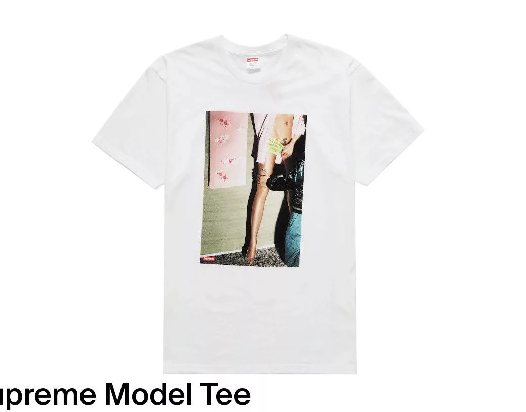Supreme Short Sleeve T Shirts Supreme Model S Tee White
