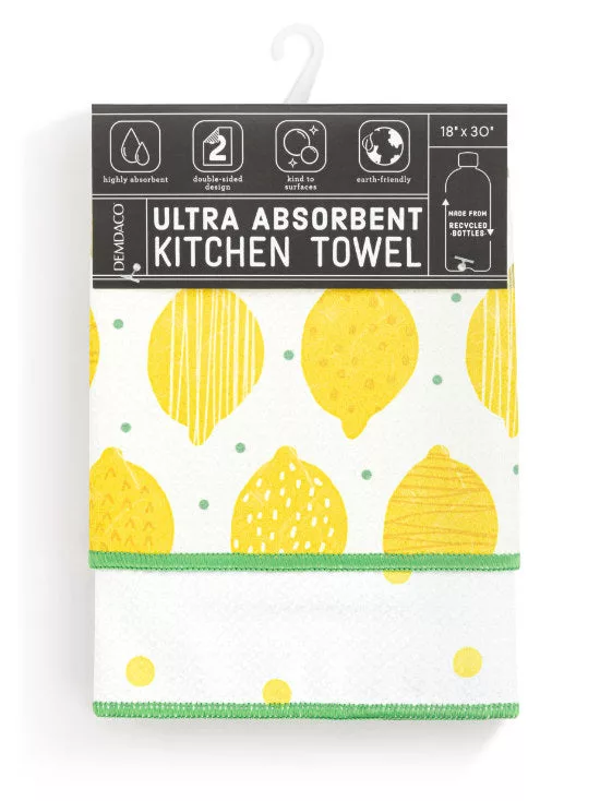Lemons Absorbent 2 Sided Towel