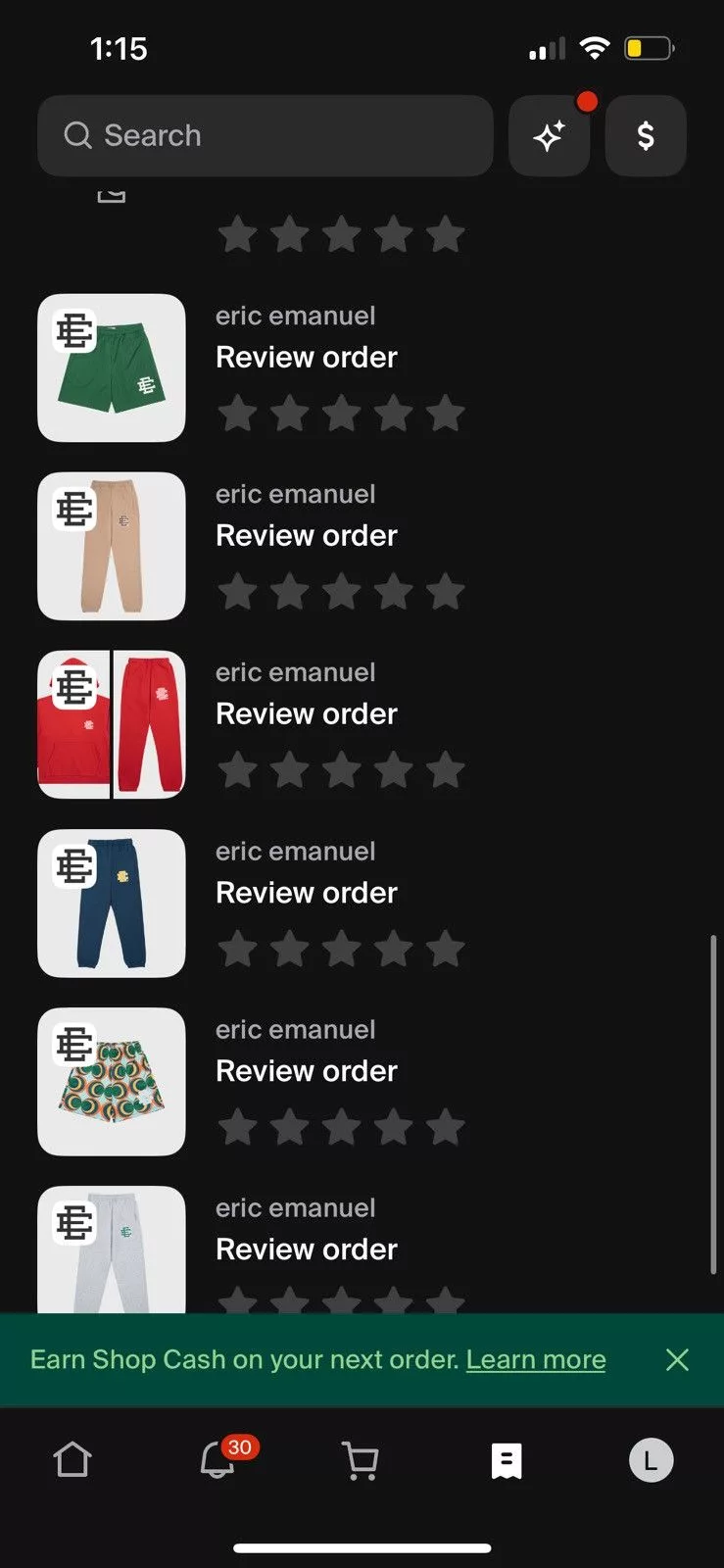 Eric Emanuel × Supreme Eric Emanuel Shorts Multi Streetwear