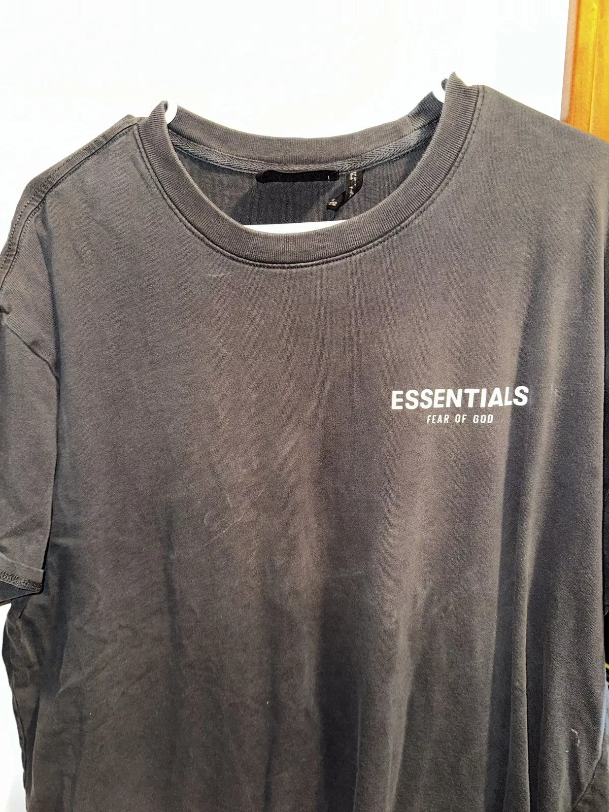 Essentials Short Sleeve T Shirts Essentials × Fear of God Essentials SS18 Tee Black Streetwear