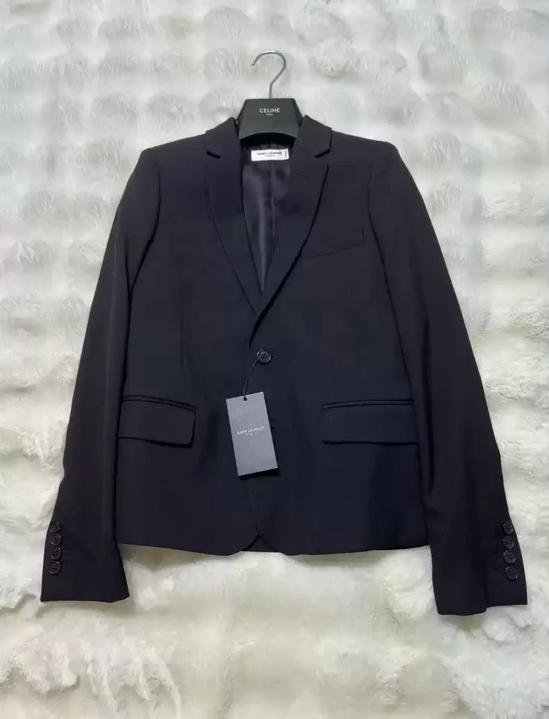 Saint Laurent Paris Light Jackets Saint Laurent Paris Saint Laurent brand new ladies suit suit Black
