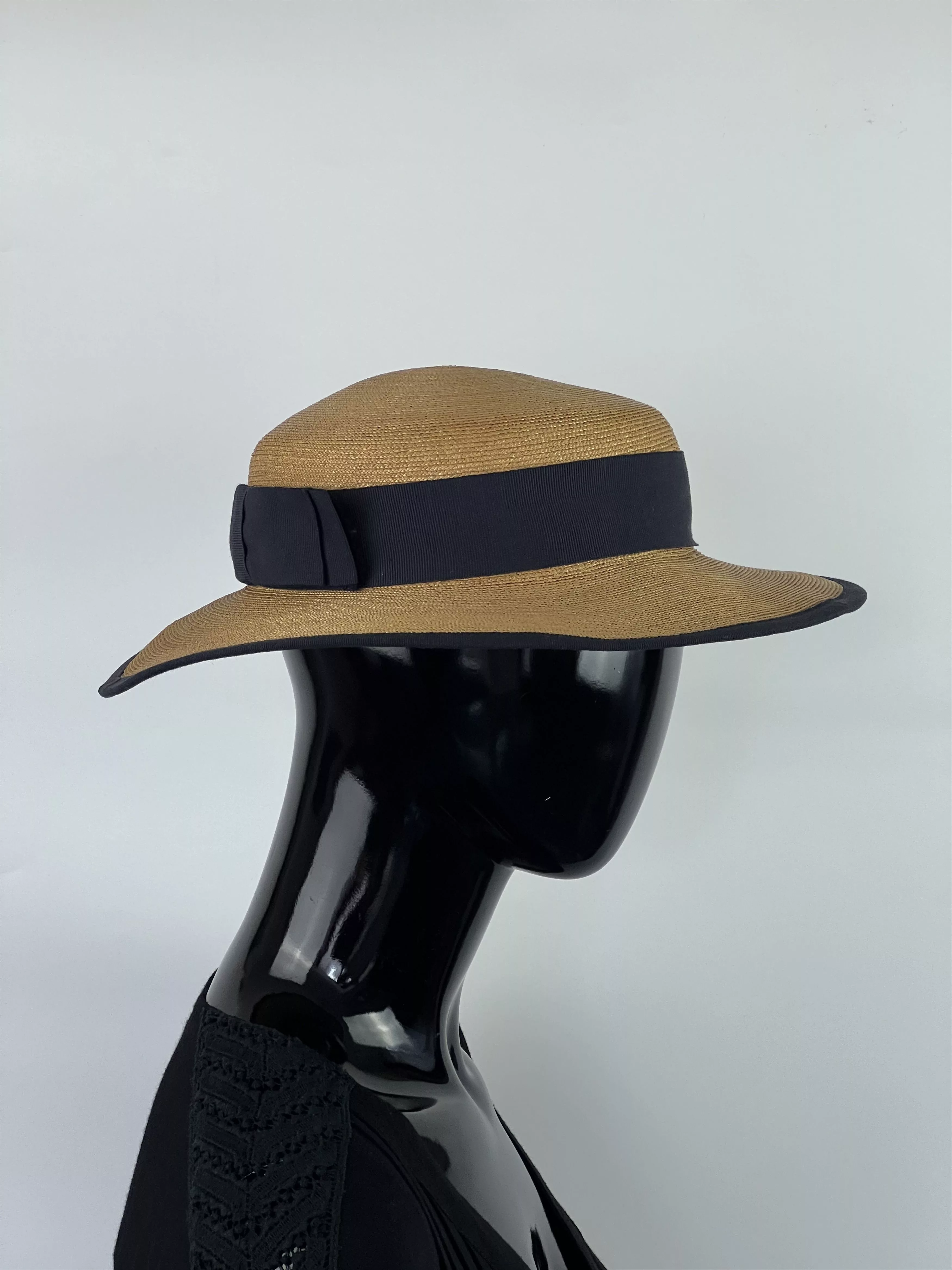 Designer Hats Designer × Vintage Marzi Firenze Straw Hat One Size Beige
