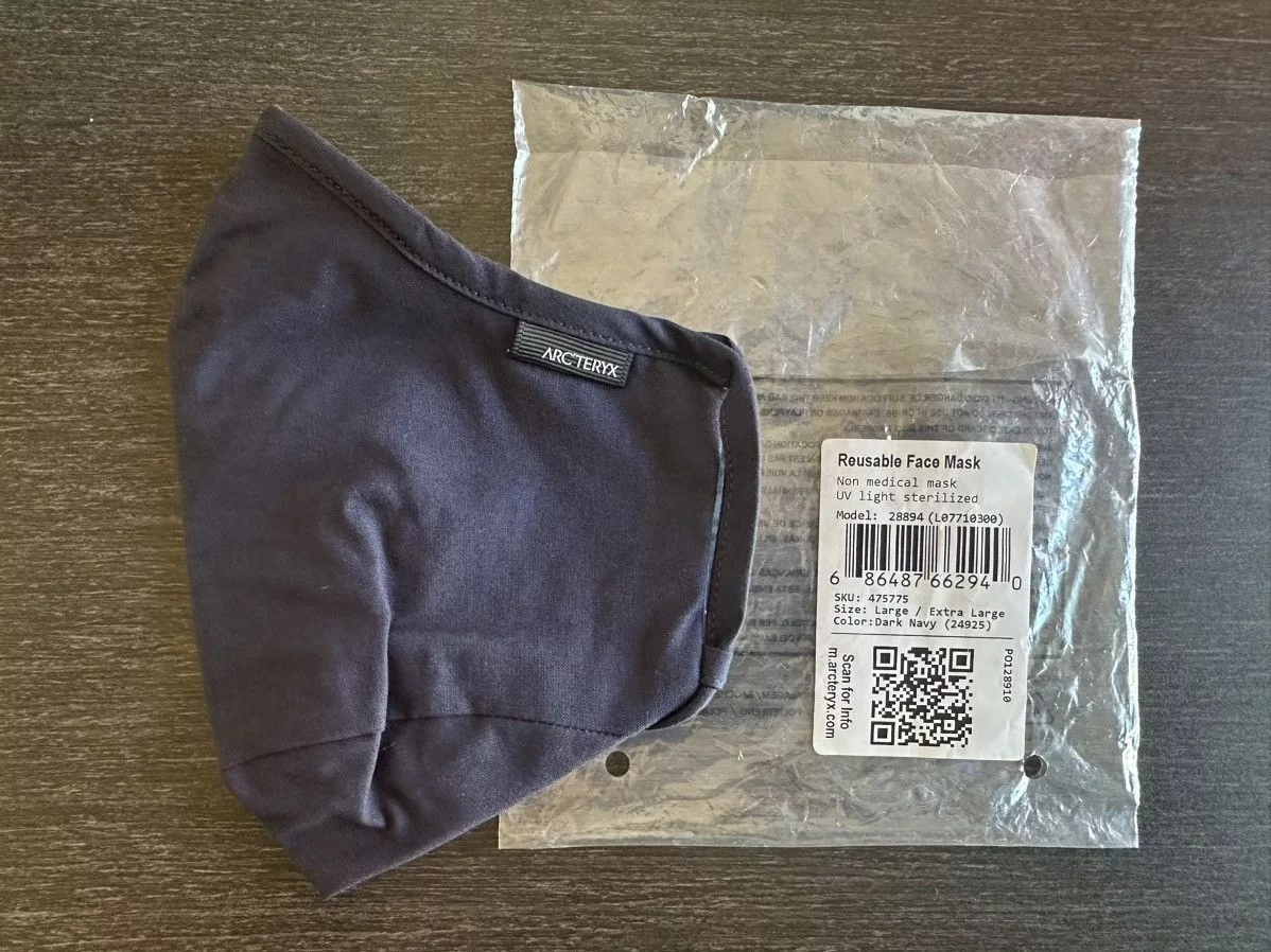 Arc'teryx Miscellaneous Arc'teryx Arc’teryx Reusable Face Mask Blue