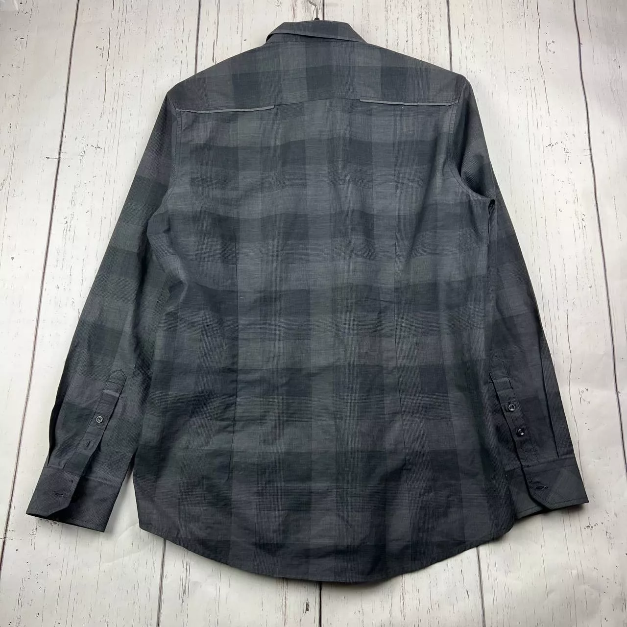 7Diamonds Shirts Button Ups 7Diamonds 7 Diamonds 1963 Medium Plaid Button Down Shirt Men Gray